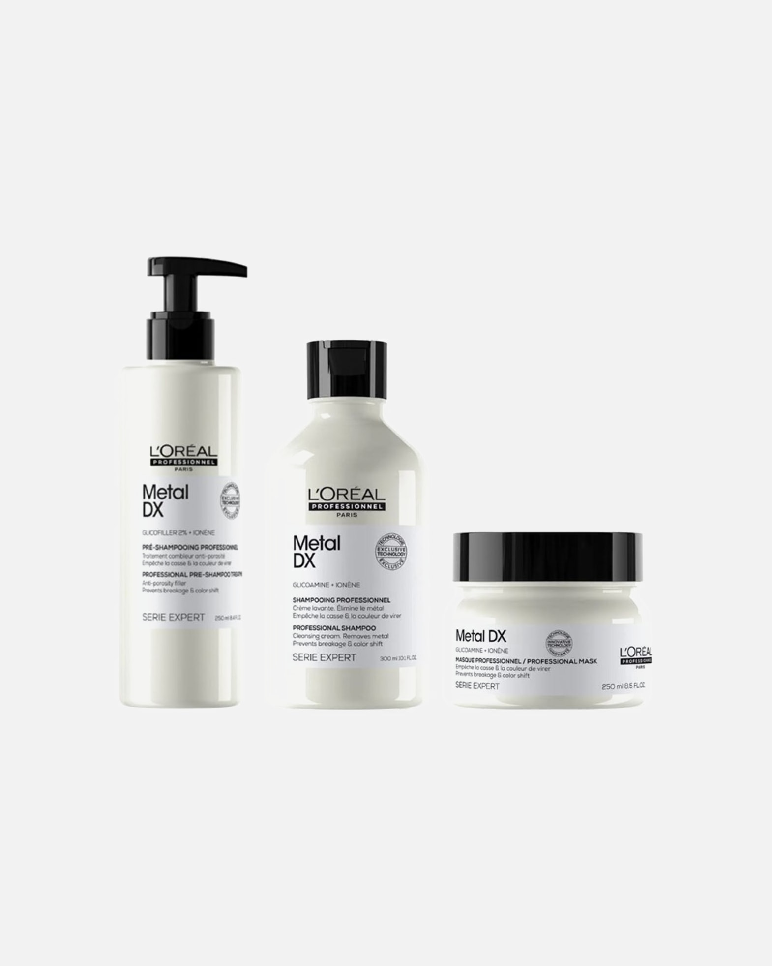 Haarverzorgingsset voor L´Oréal ProfessionnelMetal DX Pre-Shampoo 3-delige set1 stuk