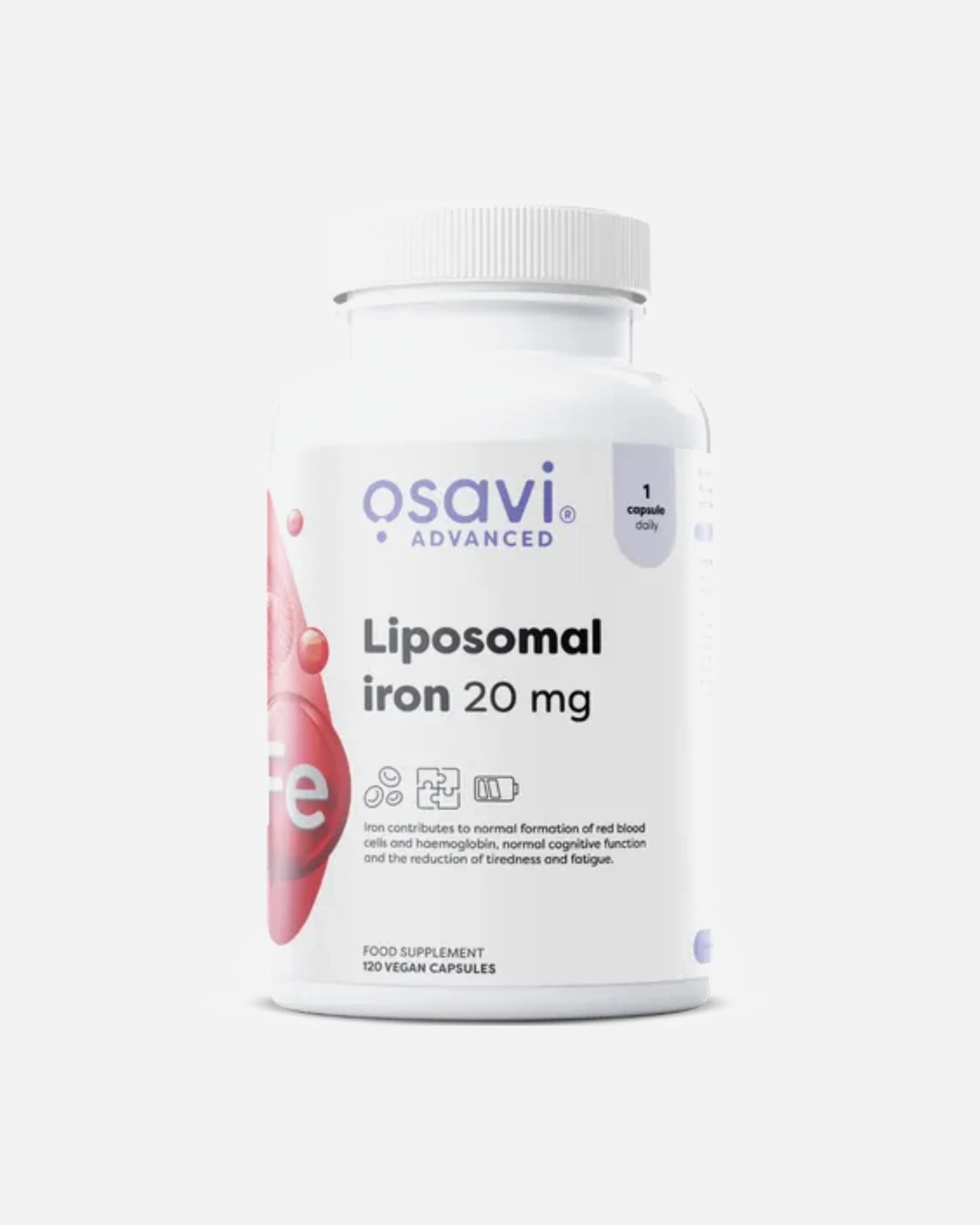 Voedingssupplement voor UnisexOsaviDefault Brand LineLiposomaal IJzer120 capsules