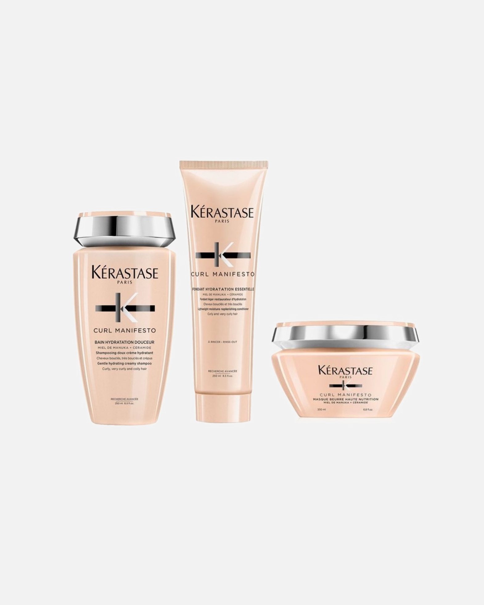 Haarverzorgingsset voor KérastaseCurl Manifesto Set Maske (Shampoo / Conditioner/ Masker)1 stuk