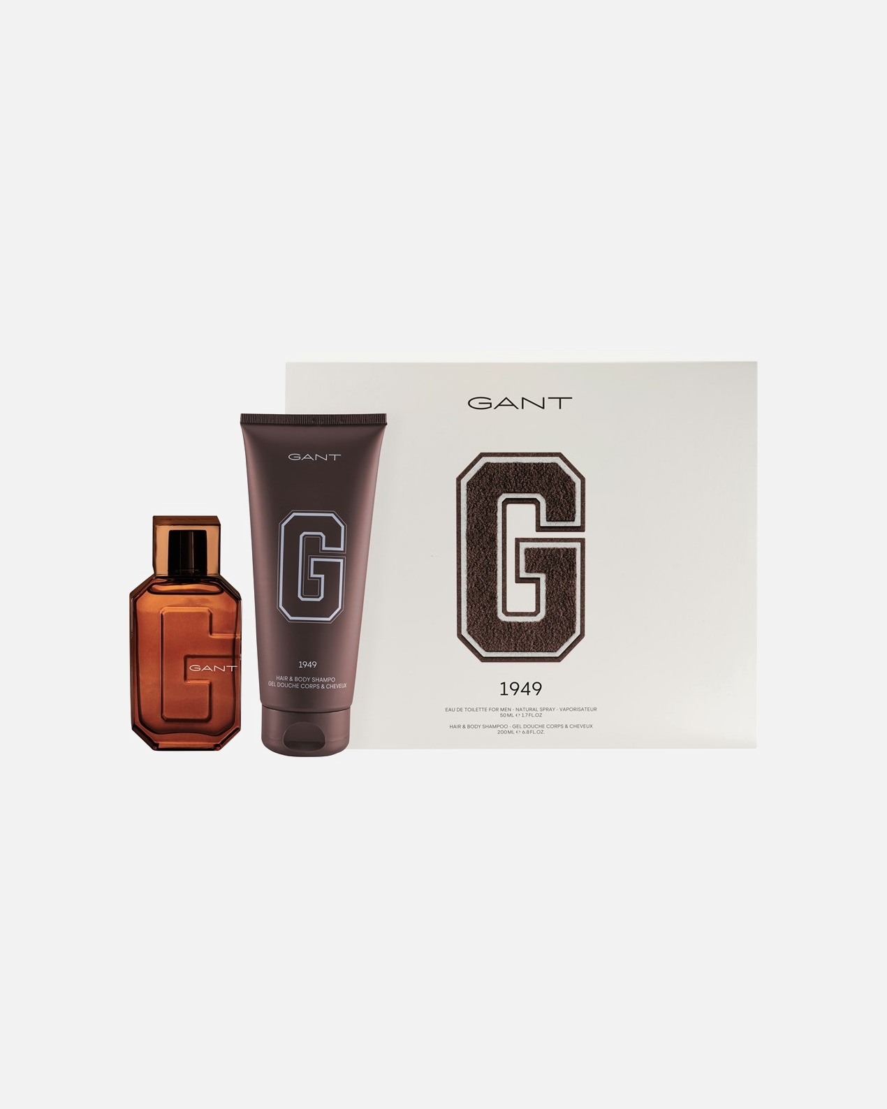 Geurset voor Gant1949 Geschenkset Eau de Toilette + Shampoo Haar & Lichaam1 stuk