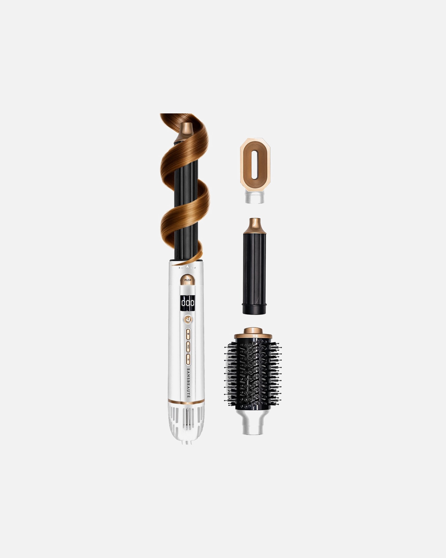 Haarrollers voor UnisexSansbeauteDefault Brand Line4-in-1 Airstyler - Multistyler - Föhnborstel - Haarkruller - Krultang - Haarstyler1 Piece