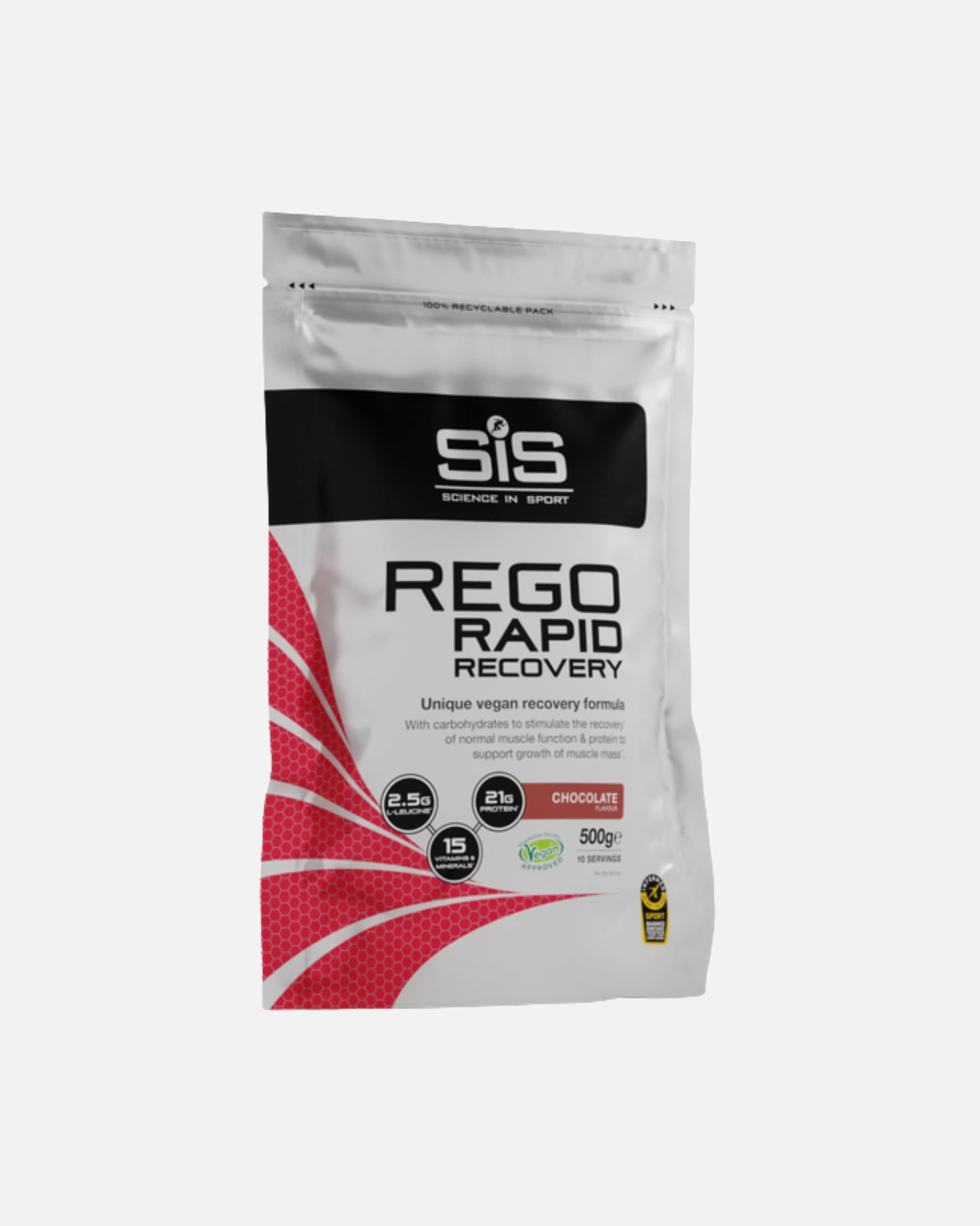 Voedingssupplement eiwitten voor UnisexScience in SportDefault Brand LineREGO Rapid Recovery Drink poederChocolade