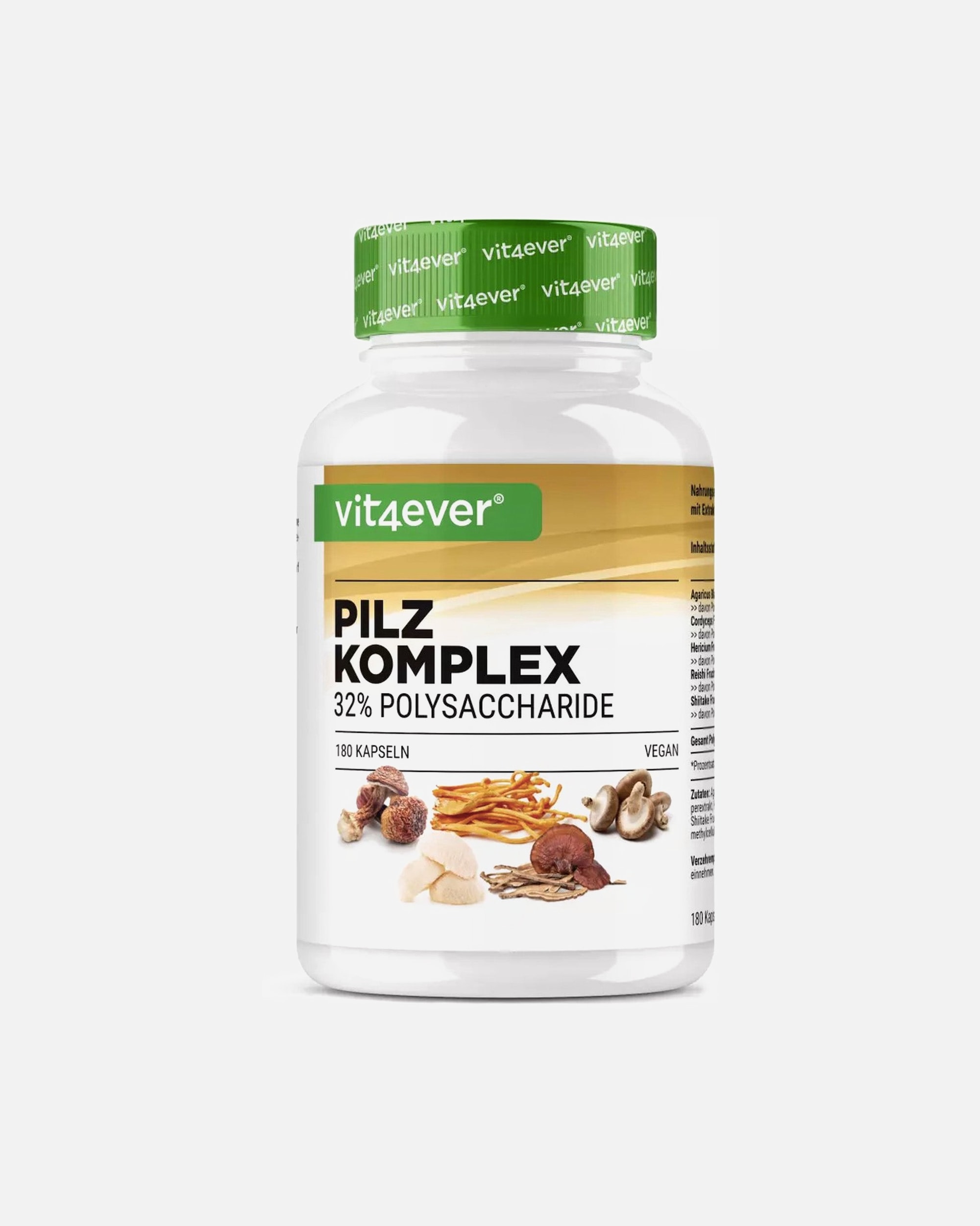 Voedingssupplement voor UnisexVit4everDefault Brand LinePaddenstoelen Complex 5 Vitalen180 capsules