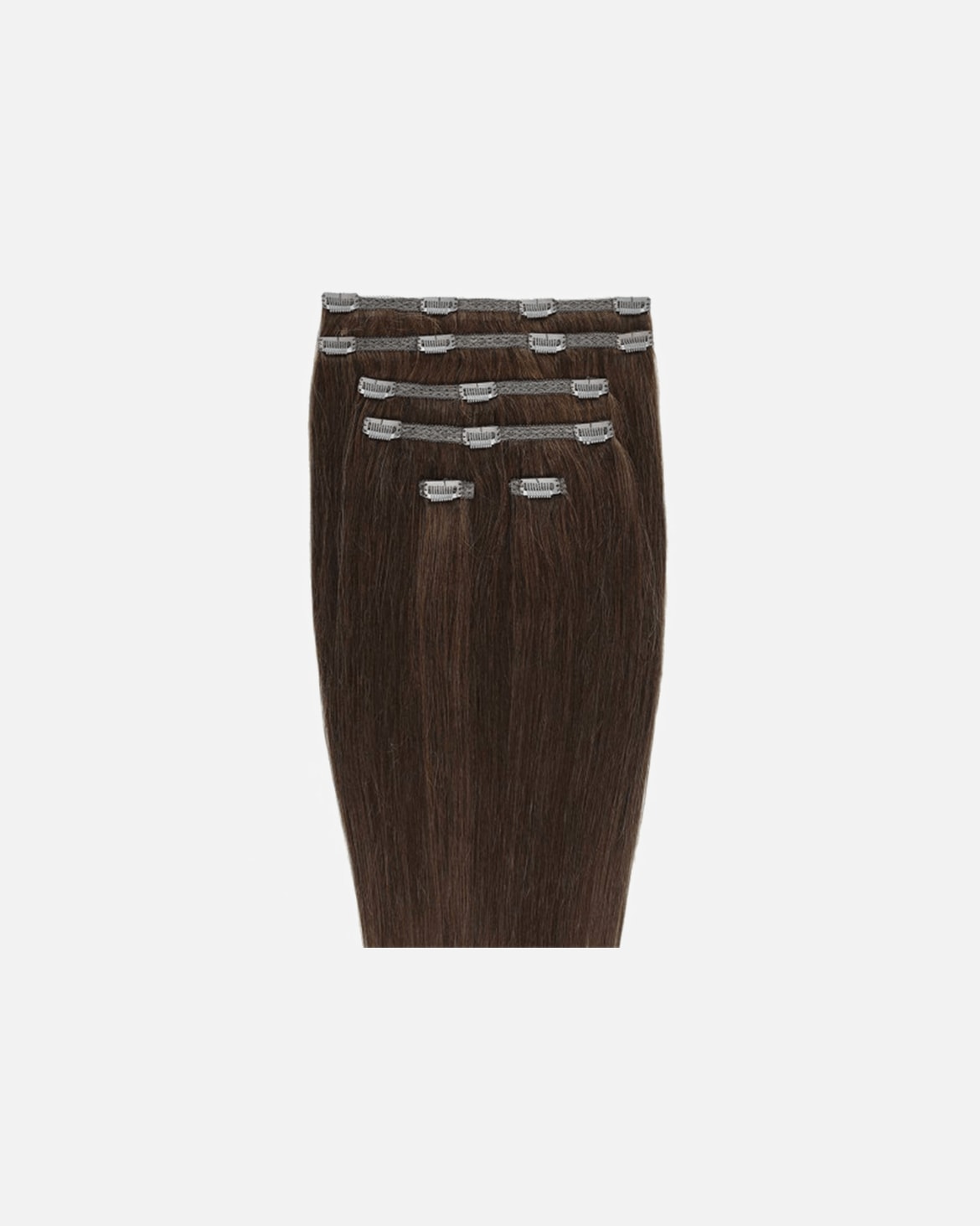 Extensions voor UnisexGold24GOLD24 Clip -in -extensies #1 Zwart - 50 cm#33B Dark Red -Brown - 50 cm