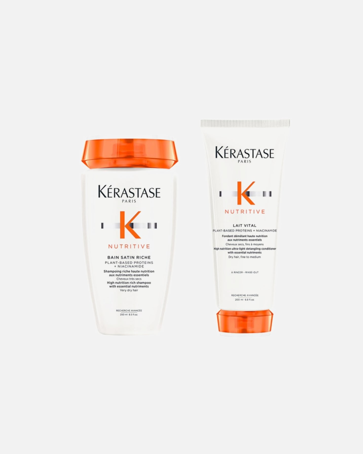 Haarverzorgingsset voor KérastaseNutritive Duo RICHE (Bain Riche / Lait Vital)1 stuk