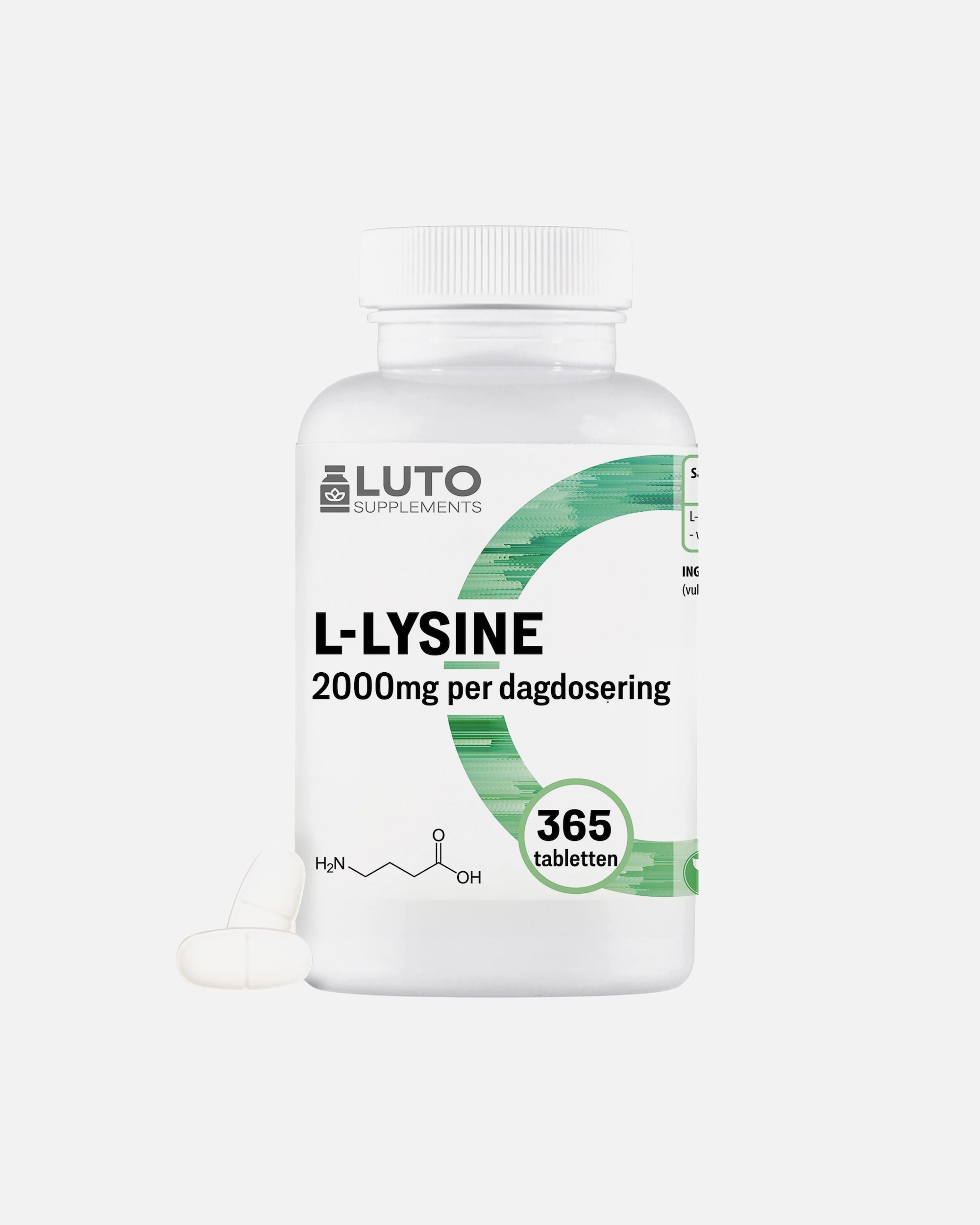 Voedingssupplement voor UnisexLUTO SUPPLEMENTSDefault Brand LineL-Lysine365 tabletten