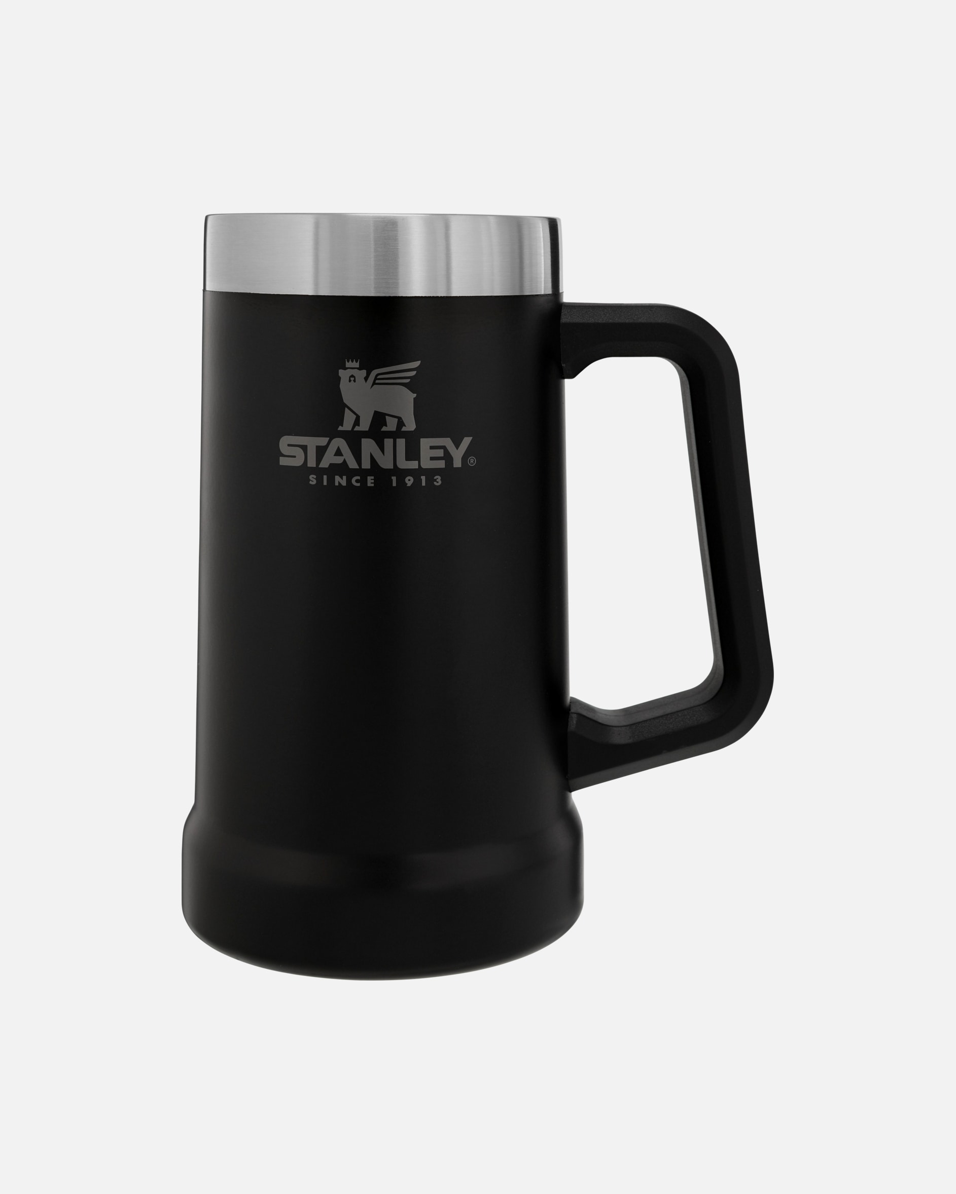 Drinkfles voor UnisexStanleyThermosbeker - 0,7L - BIG GRIP BEER STEINMatte Black Pebble