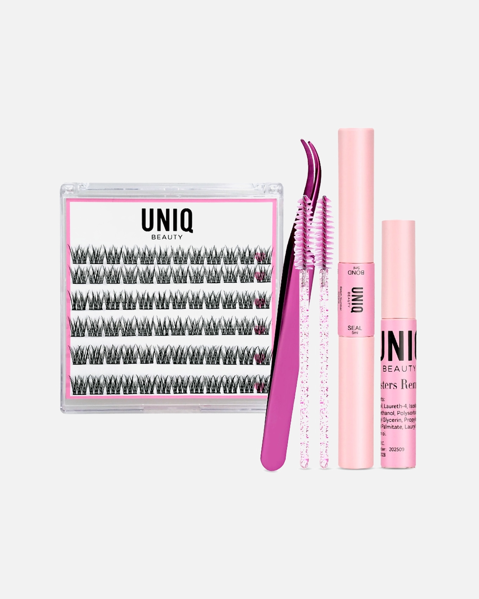 Nepwimpers voor UnisexUNIQLash Cluster Extension Starter Kit1 Stuk
