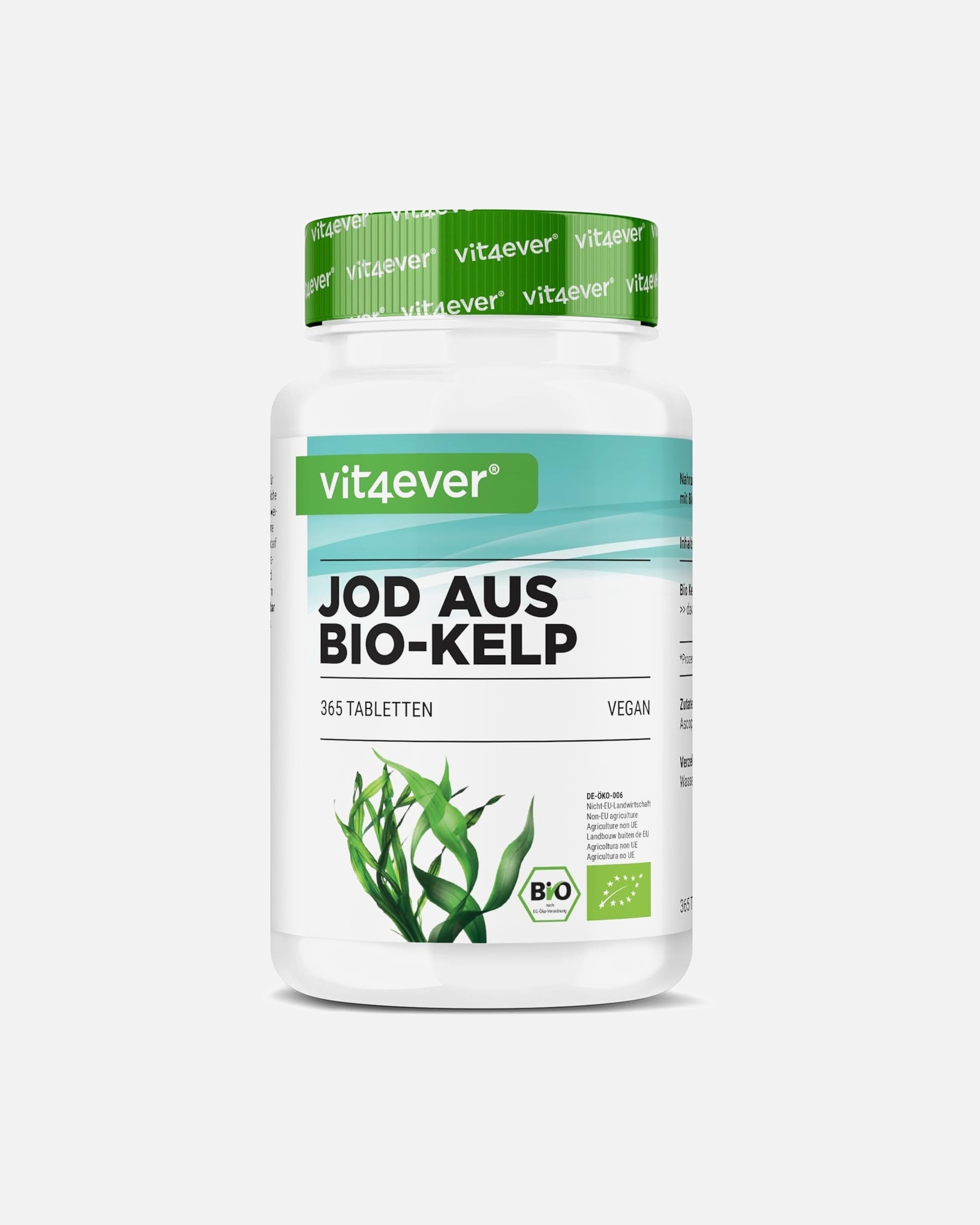 Voedingssupplement voor UnisexVit4everDefault Brand LineJodium uit Bio Kelp365 tabletten