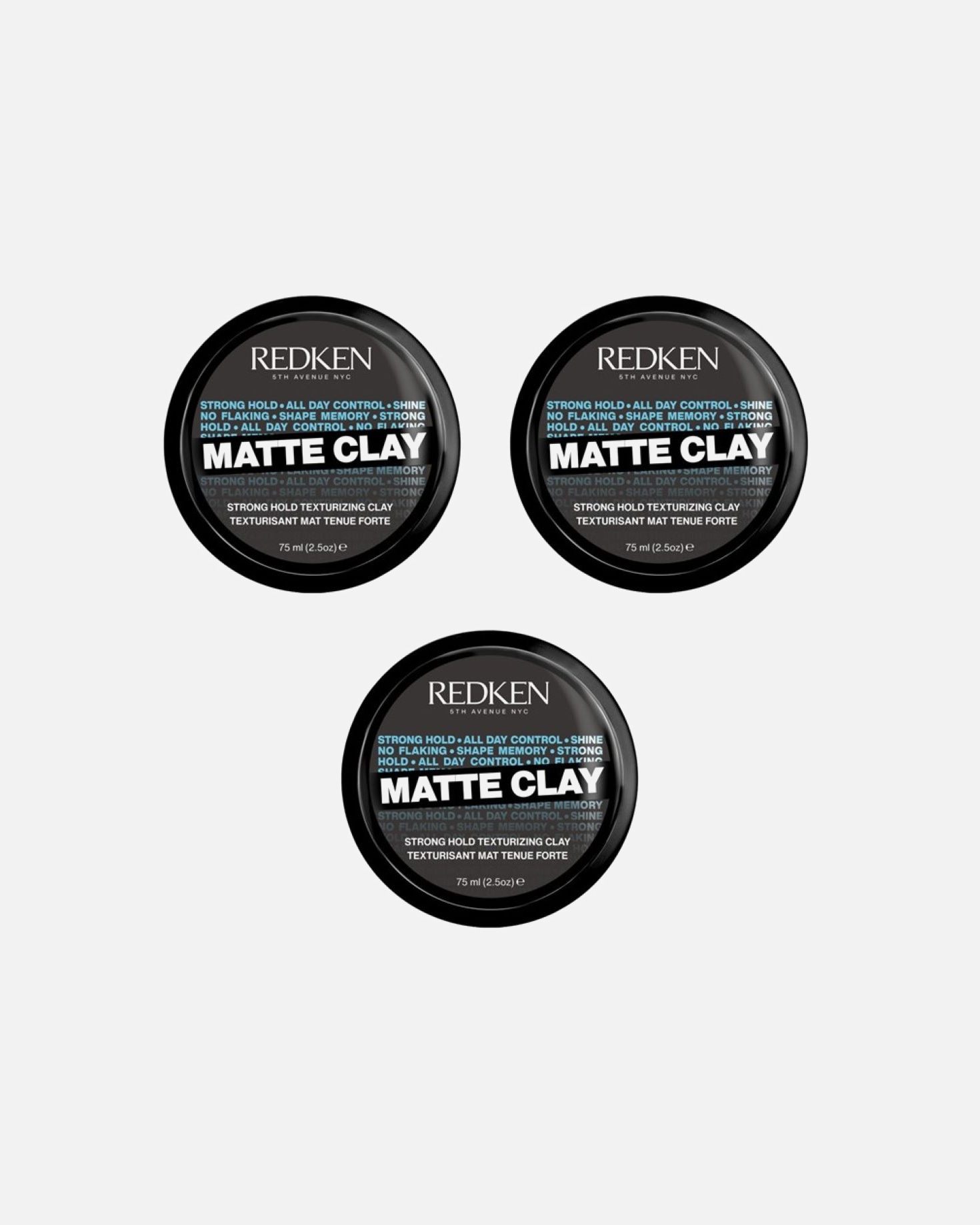 Haarcrème voor RedkenMatte Clay 3-pack1 stuk