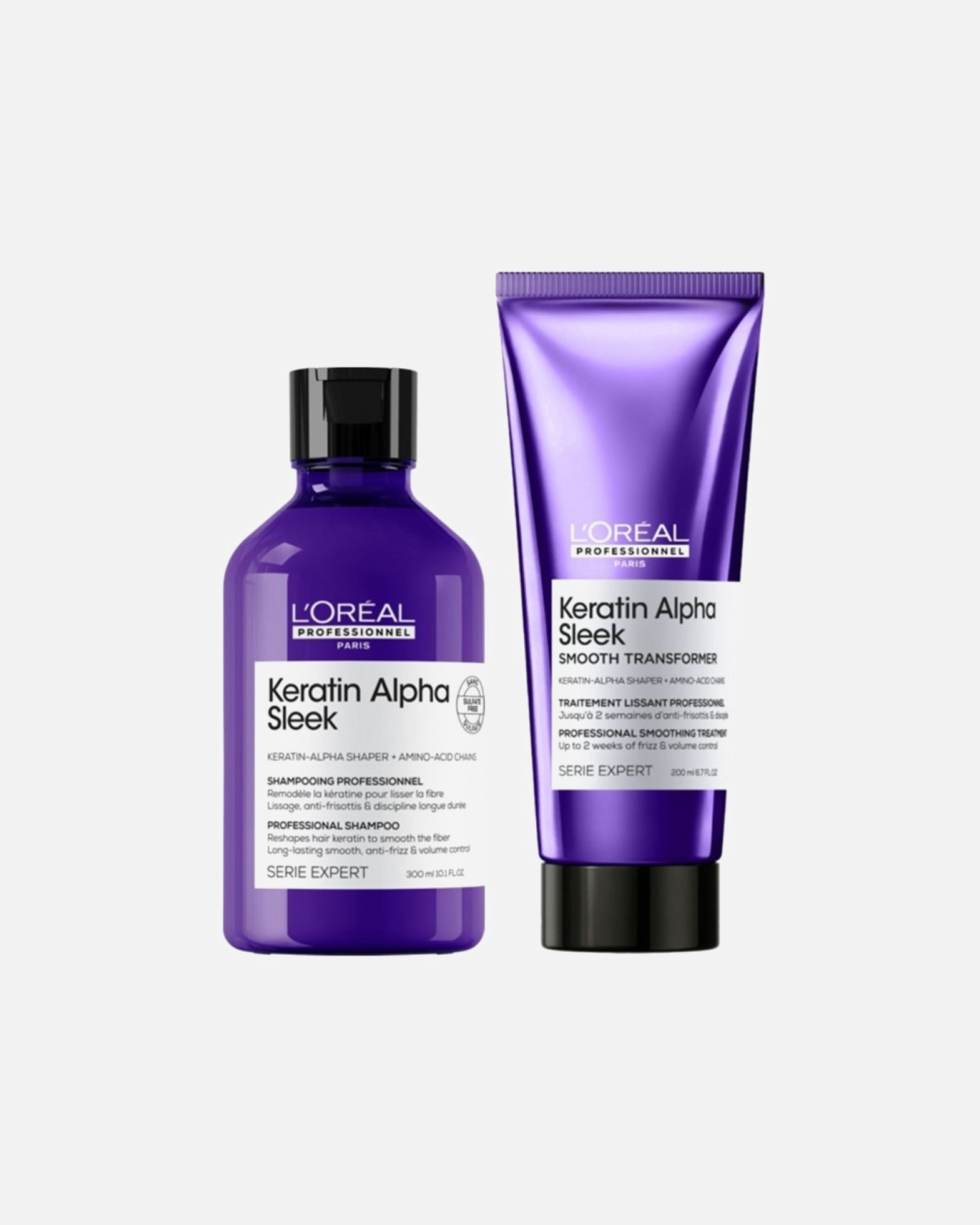 Haarverzorgingsset voor L´Oréal ProfessionnelKeratin Alpha Sleek Bundle1 stuk