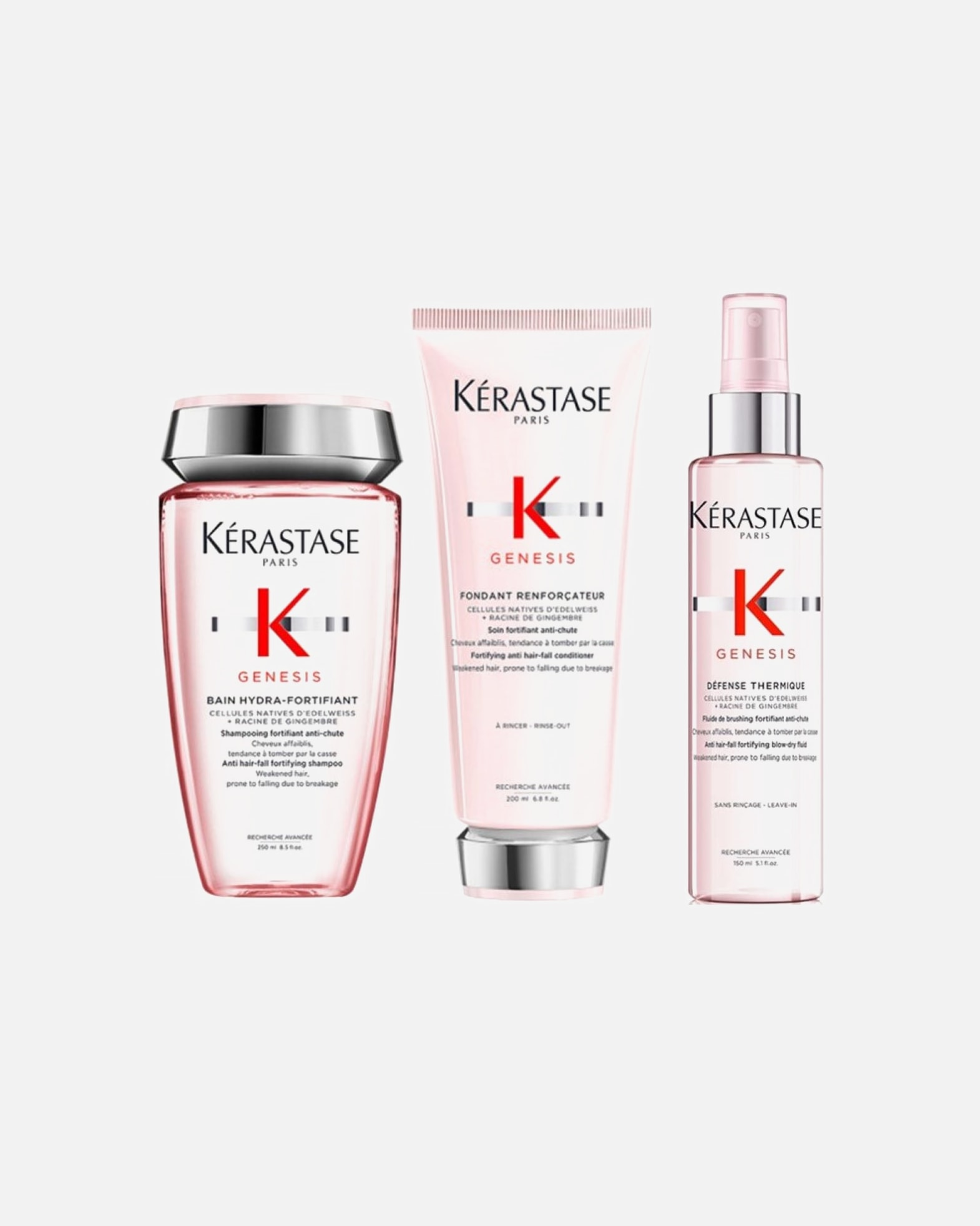 Haarverzorgingsset voor KérastaseGenesis Set HYDRA Defense Set (Bain Hydra/ Conditioner/ Defense Thermique)1 stuk
