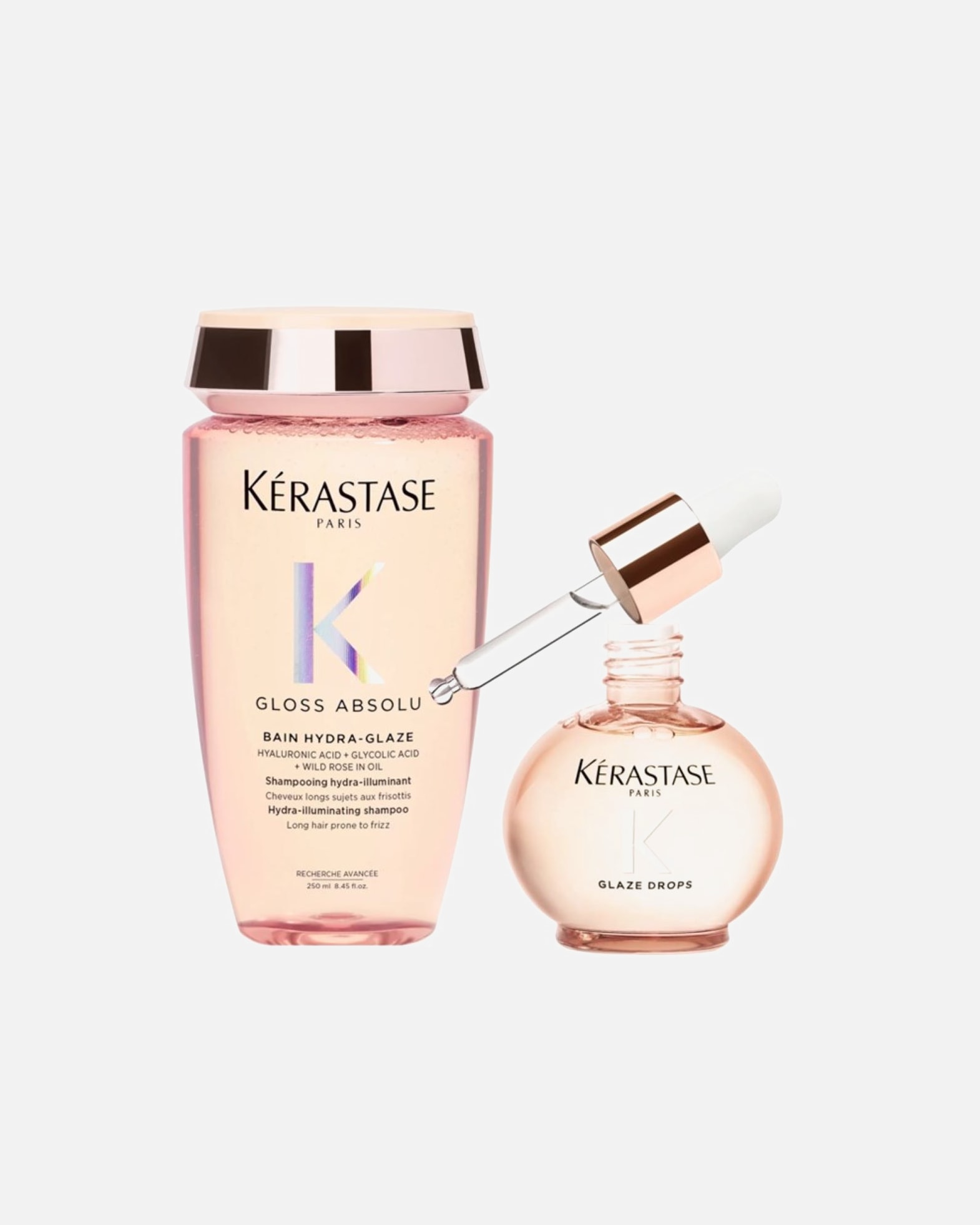 Haarverzorgingsset voor KérastaseGloss Absolu 2-delige Set (Shampoo / Drops)1 stuk