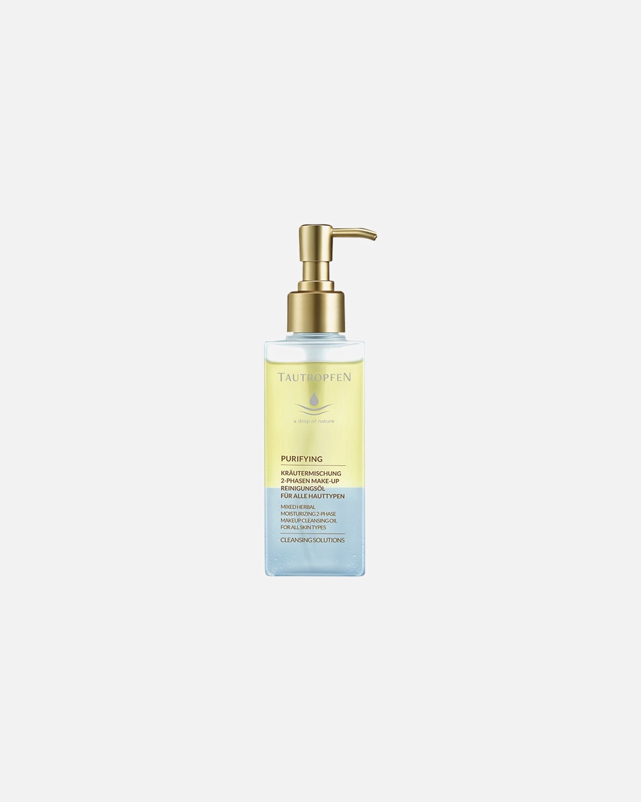 Gezichtsreinigingsolie voor Tautropfen2-fasen reinigingsolie150 ml