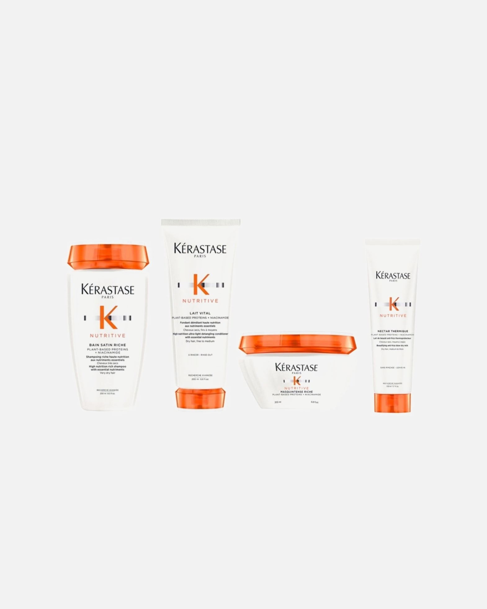 Haarverzorgingsset voor KérastaseNutritive RICHE 4er Set (Bain / Lait Vital / Masque / Nectar Thermique)1 stuk