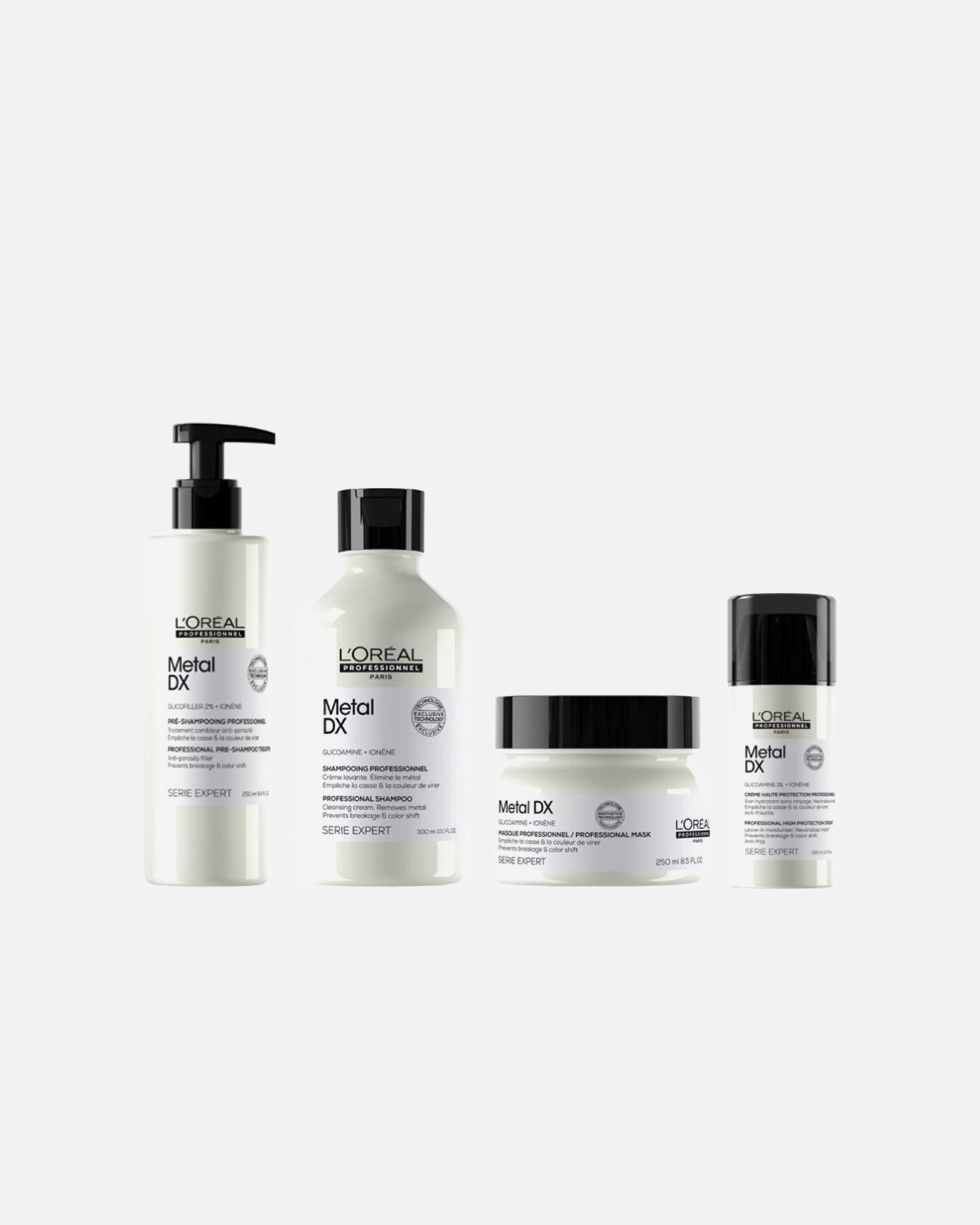 Haarverzorgingsset voor L´Oréal ProfessionnelMetal DX Pre-Shampoo 4-delige set Cream1 stuk