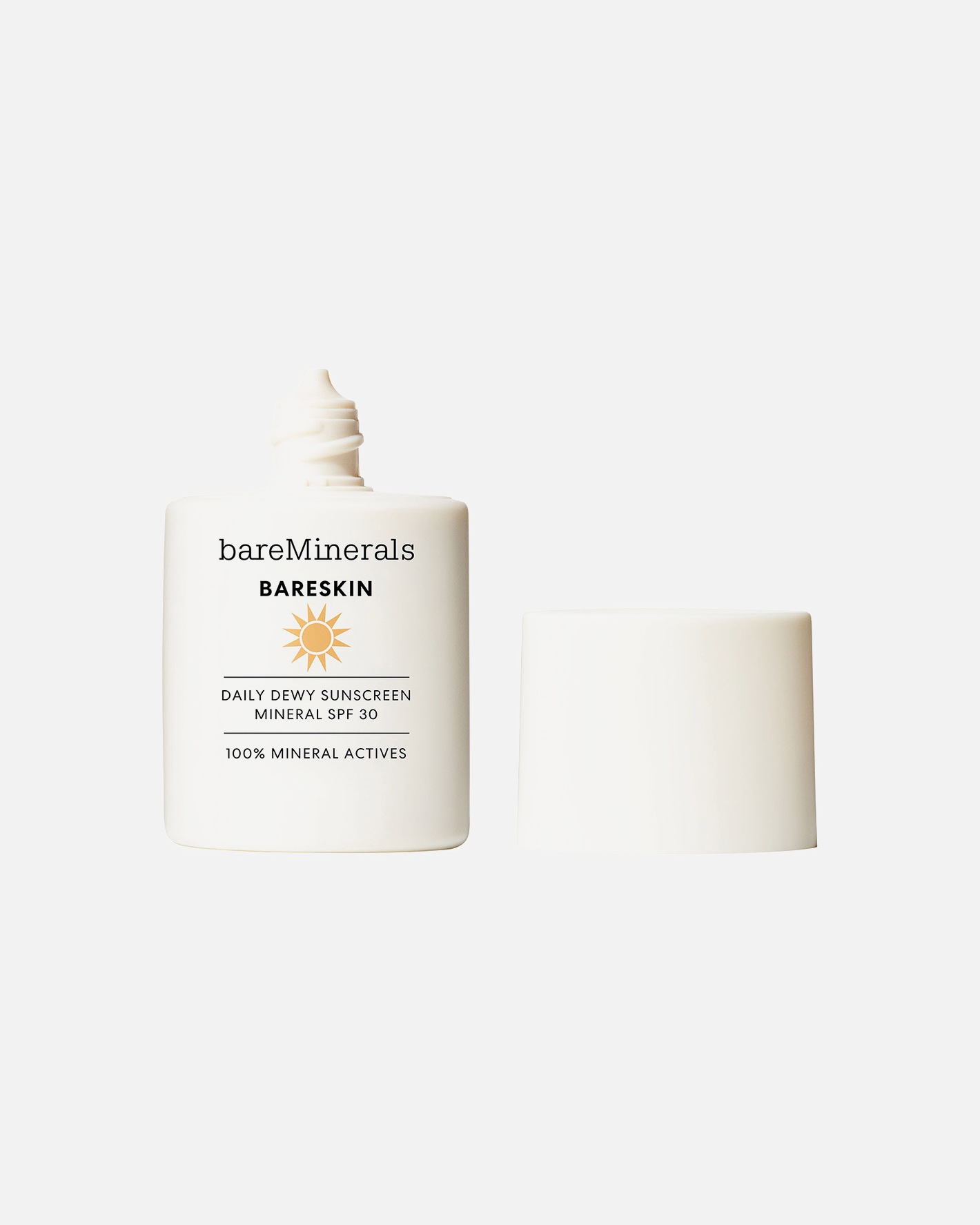Zonnebrandcrème voor het gezicht voor UnisexbareMineralsBARESKIN Daily Dewy Sunscreen Mineral SPF 30Sheer Untinted