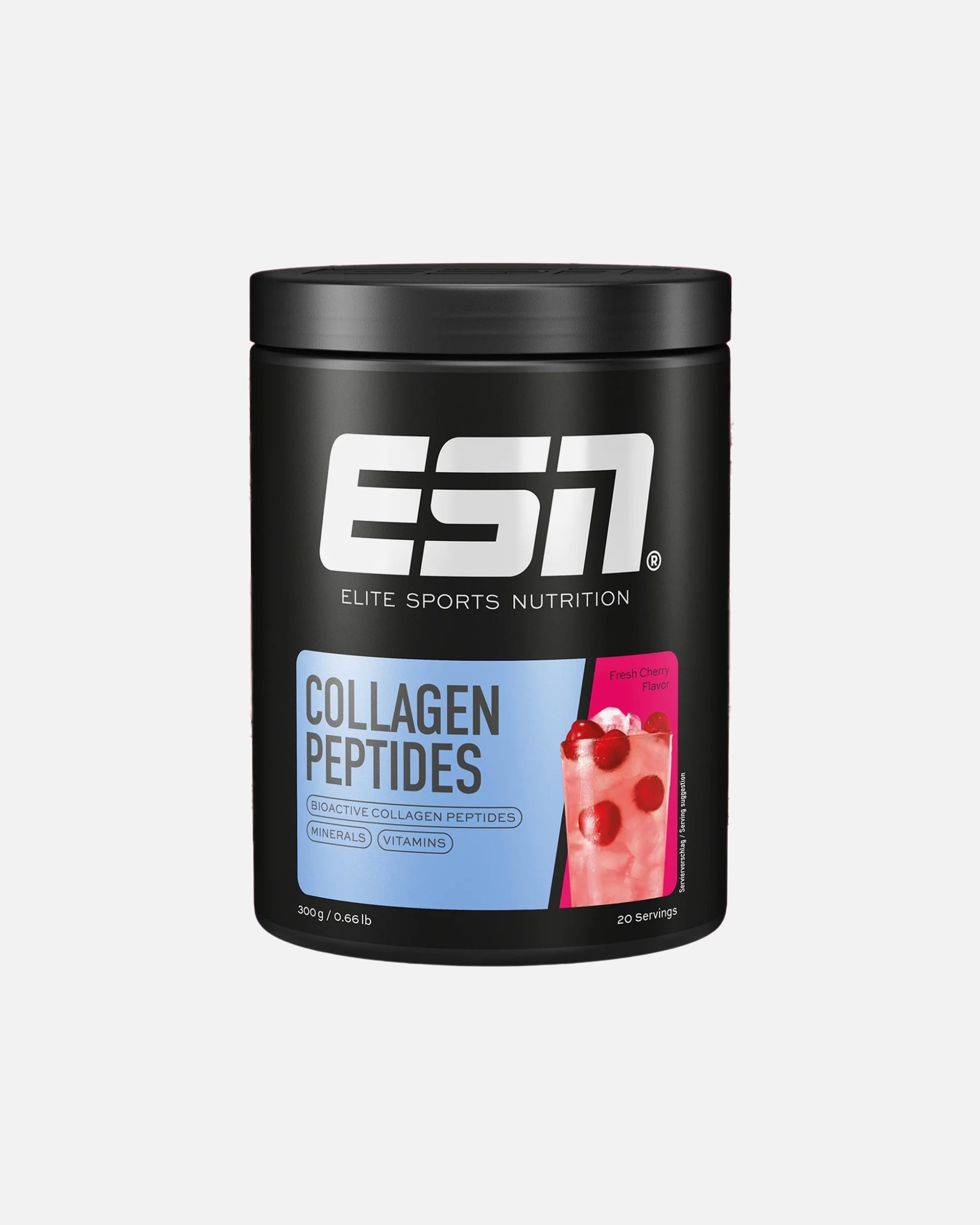 Voedingssupplement voor UnisexESNDefault Brand LineCollagen Peptides Neutral (met TENDOFORTE®, FORTIGEL® & VERISOL®)Verse Kers