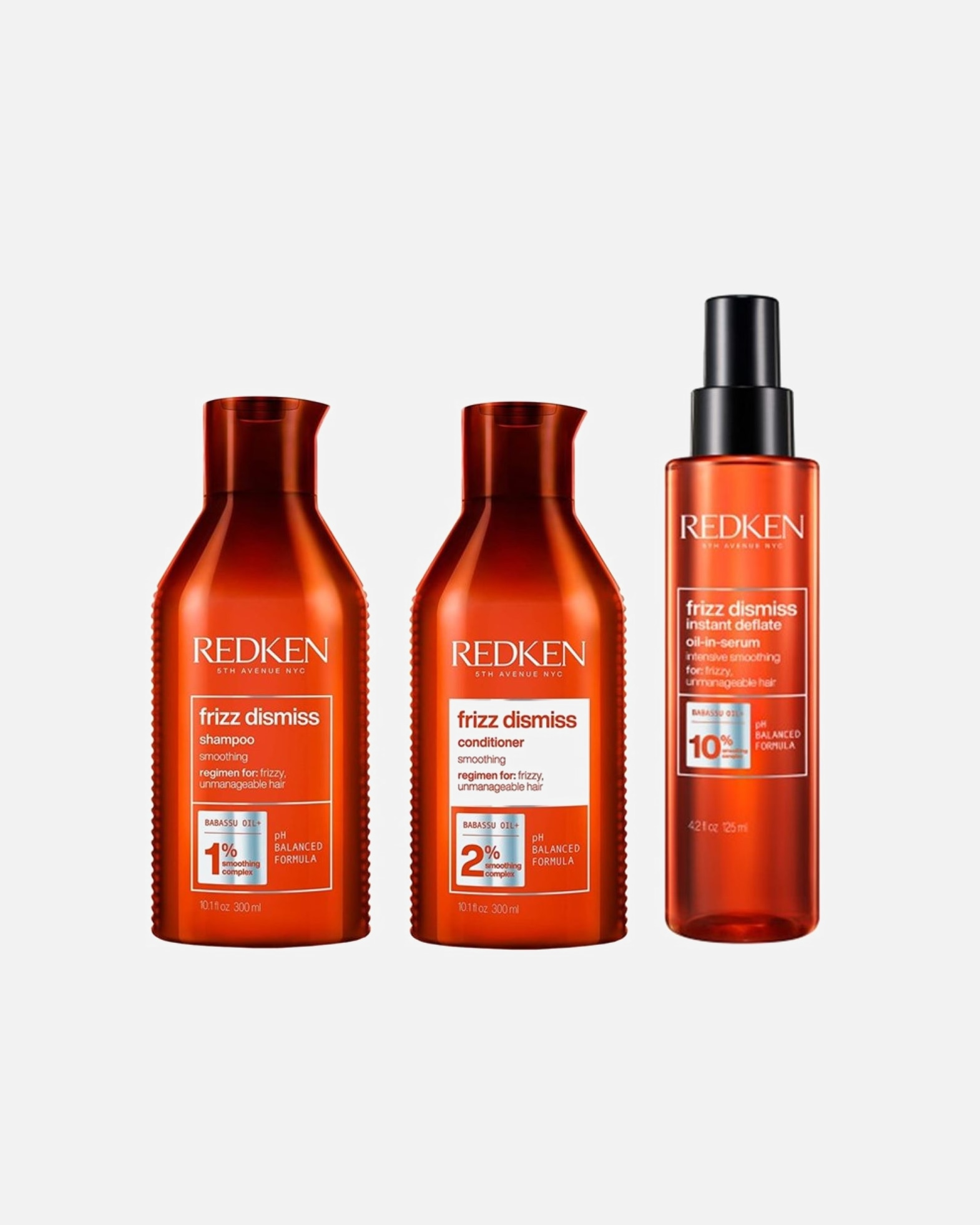 Haarverzorgingsset voor RedkenFrizz Dismiss Bundle Instant Deflate Oil1 stuk