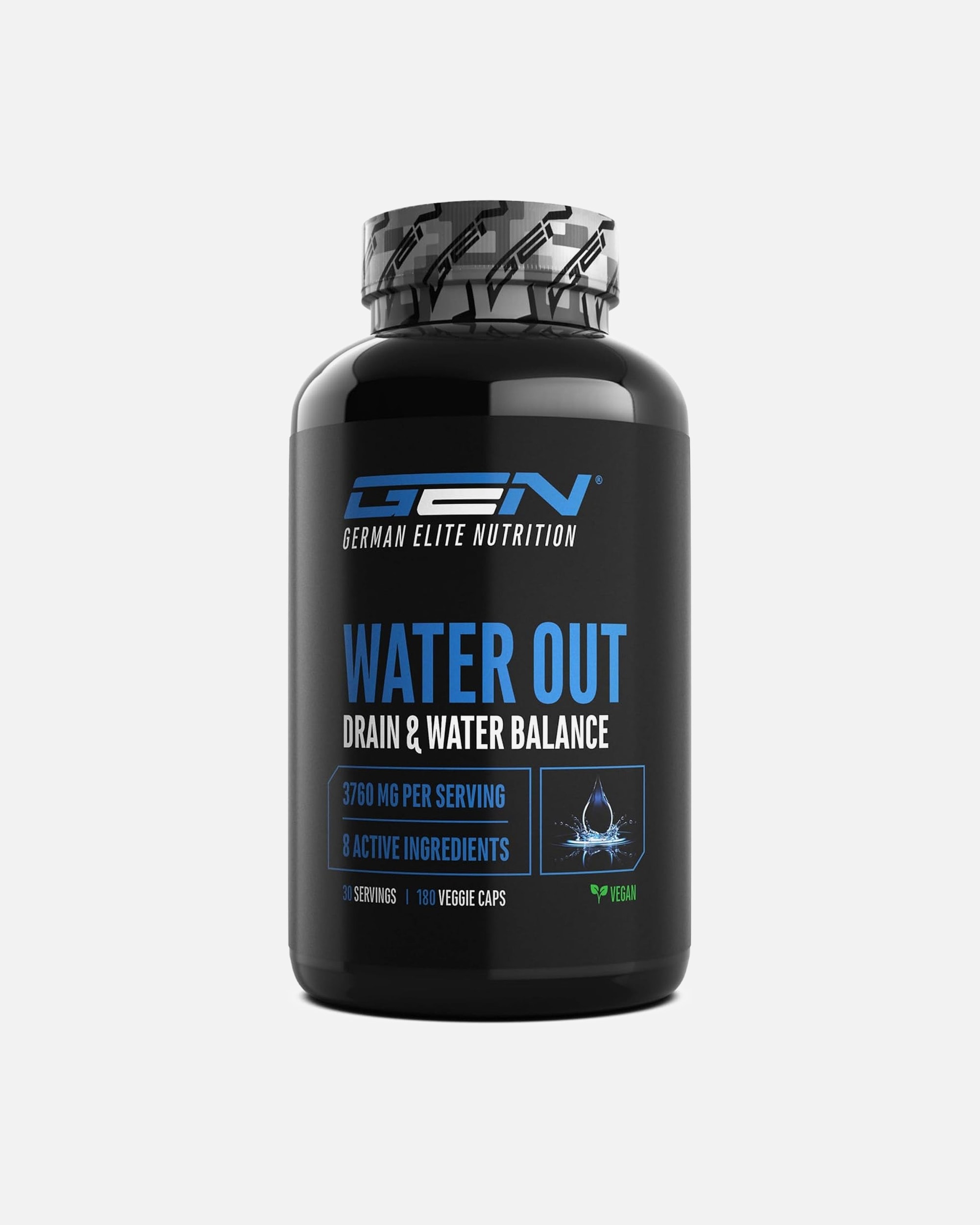 Voedingssupplement voor UnisexGerman Elite NutritionDefault Brand LineWater Out Complex voor waterbalans180 capsules