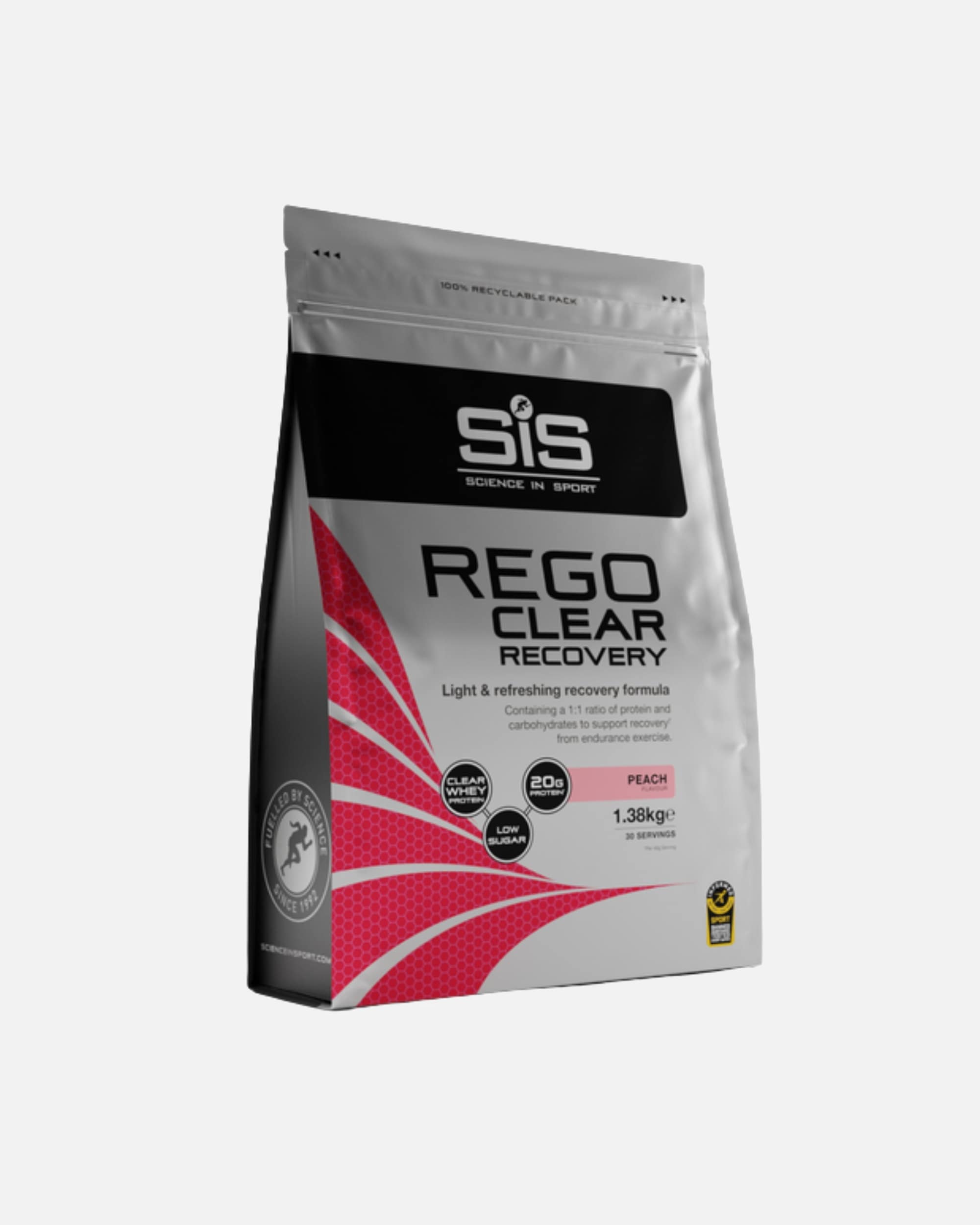 Voedingssupplement eiwitten voor UnisexScience in SportDefault Brand LineREGO Clear Whey Isolaat Protein Recovery DrinkPerzik