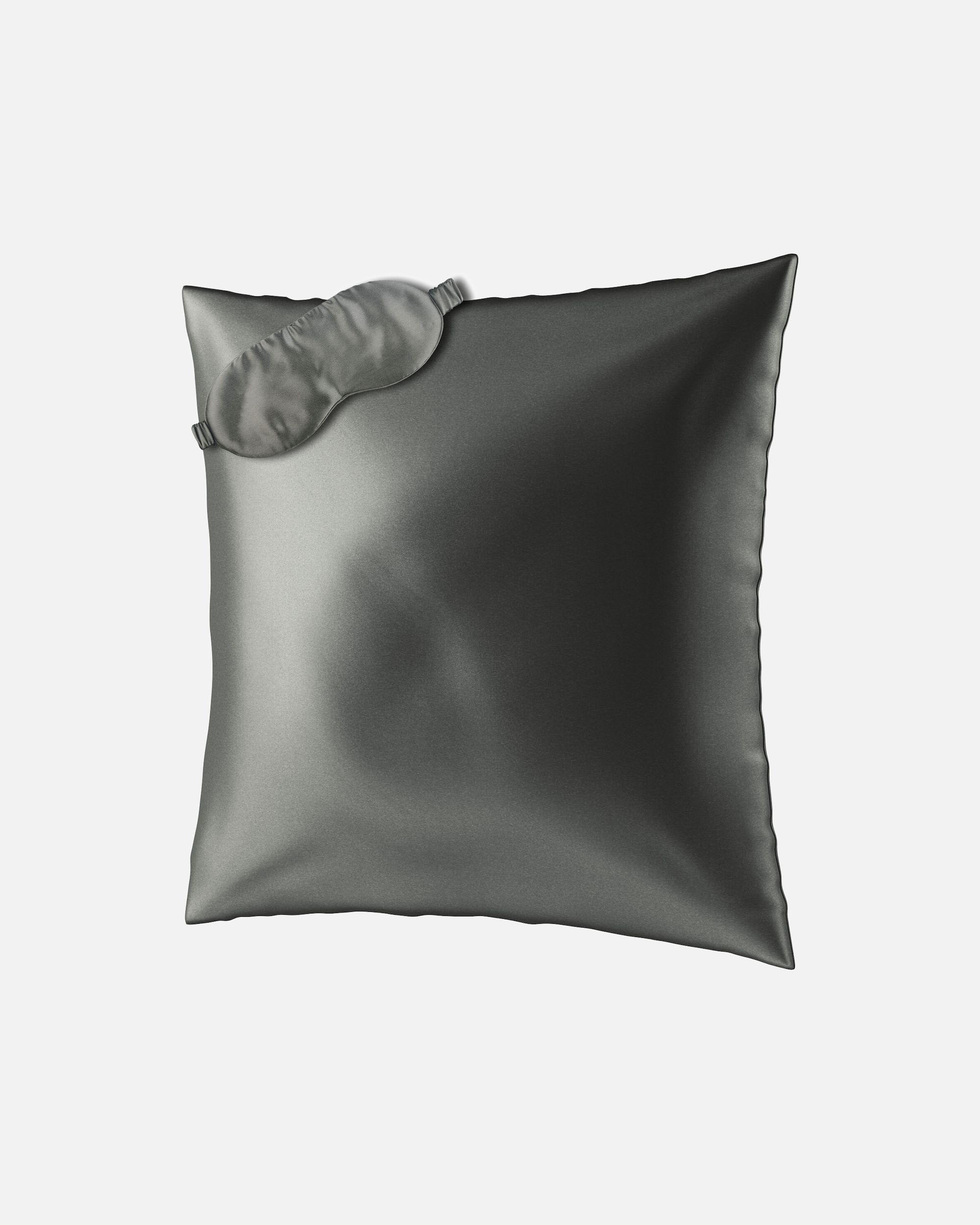 voor AiloriaBEAUTY SLEEP SET L Zijden kussensloop en slaapmaskergrijs