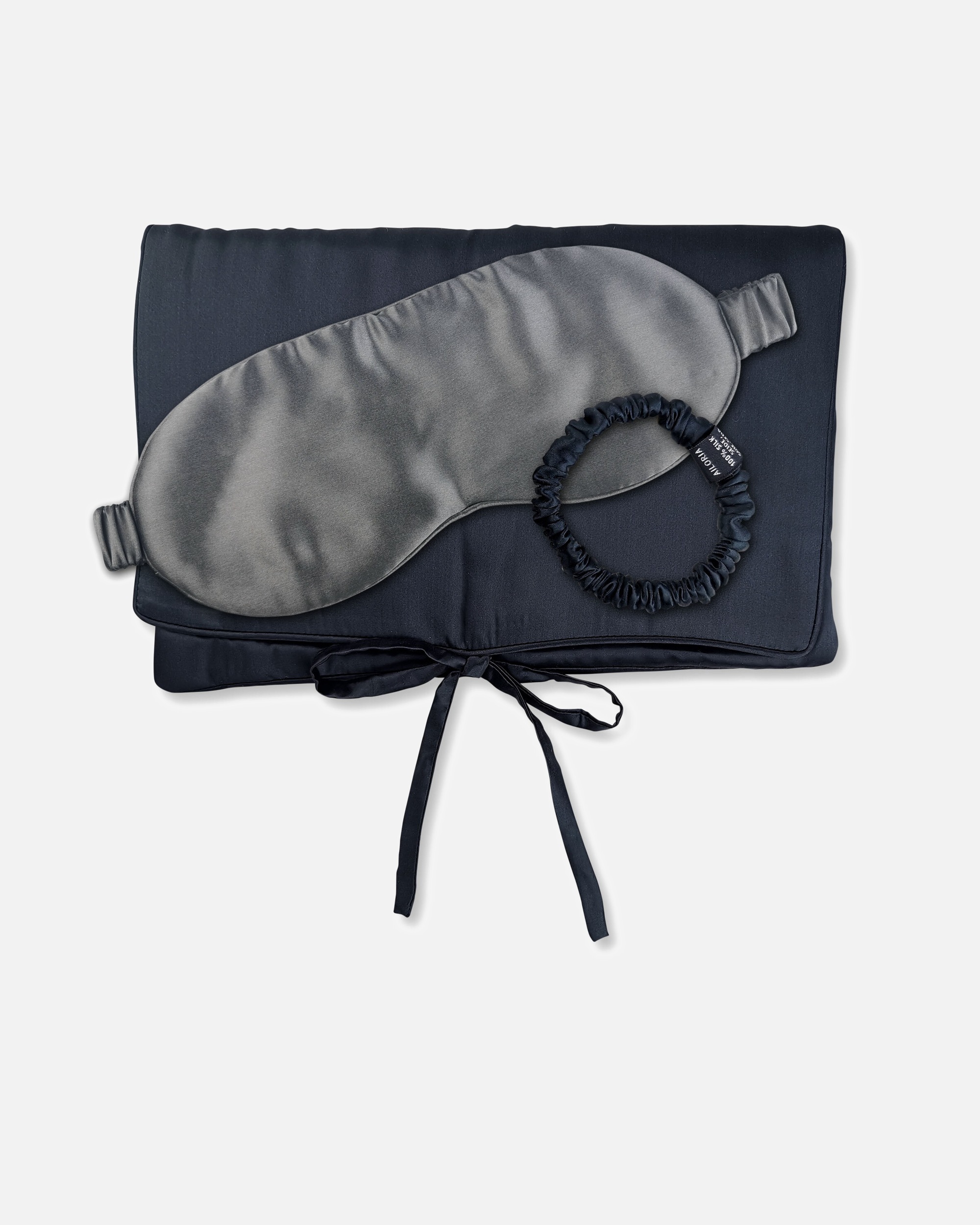 Haarband voor AiloriaTRAVEL SET BEAUTY S Zakje, Slaapmasker & Scrunchie Szwart