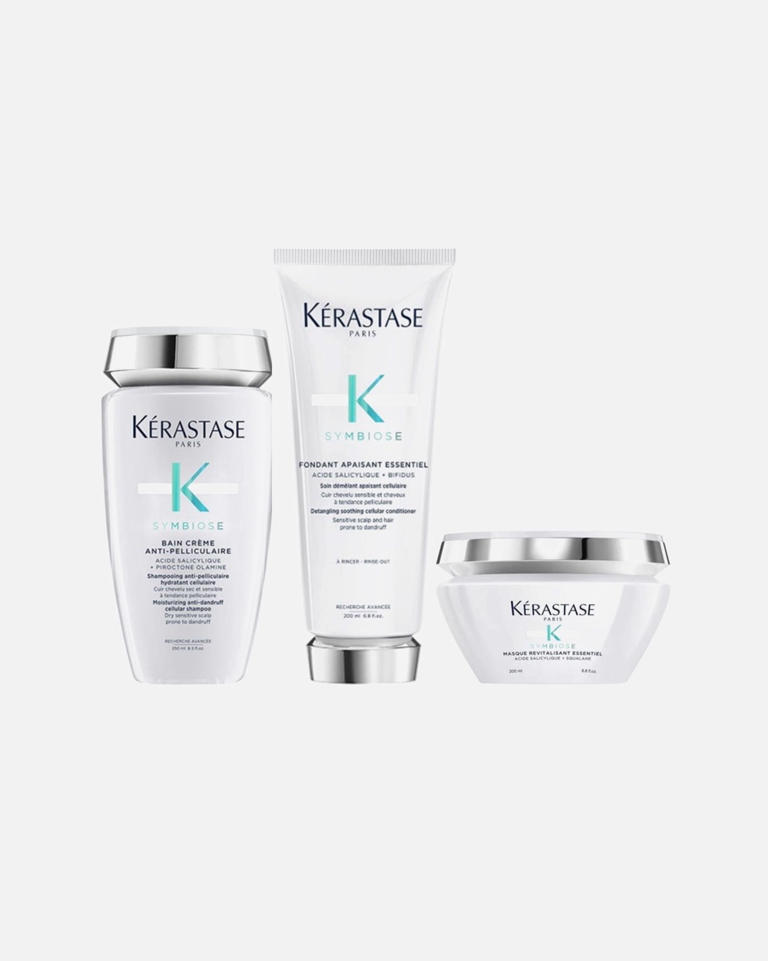 Haarverzorgingsset voor KérastaseSymbiose 3-delige Set (Créme Shampoo / Conditioner / Masque)1 stuk
