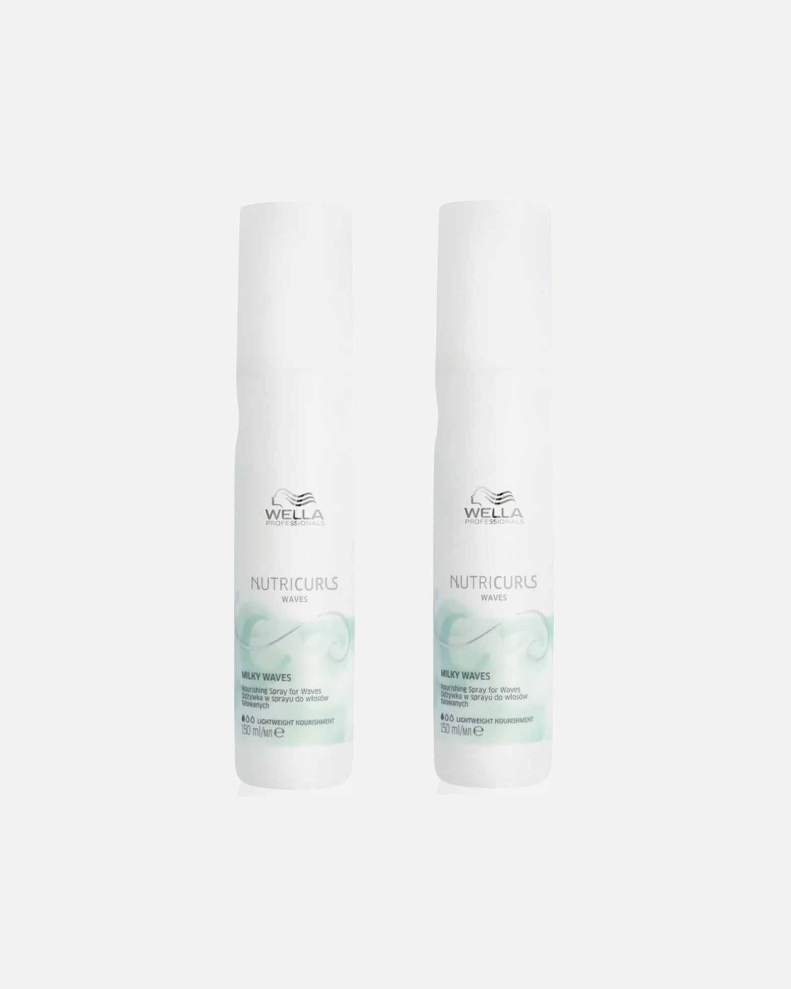 Haarlak voor Wella ProfessionalsNutricurls Milky Waves 2-delige set1 stuk