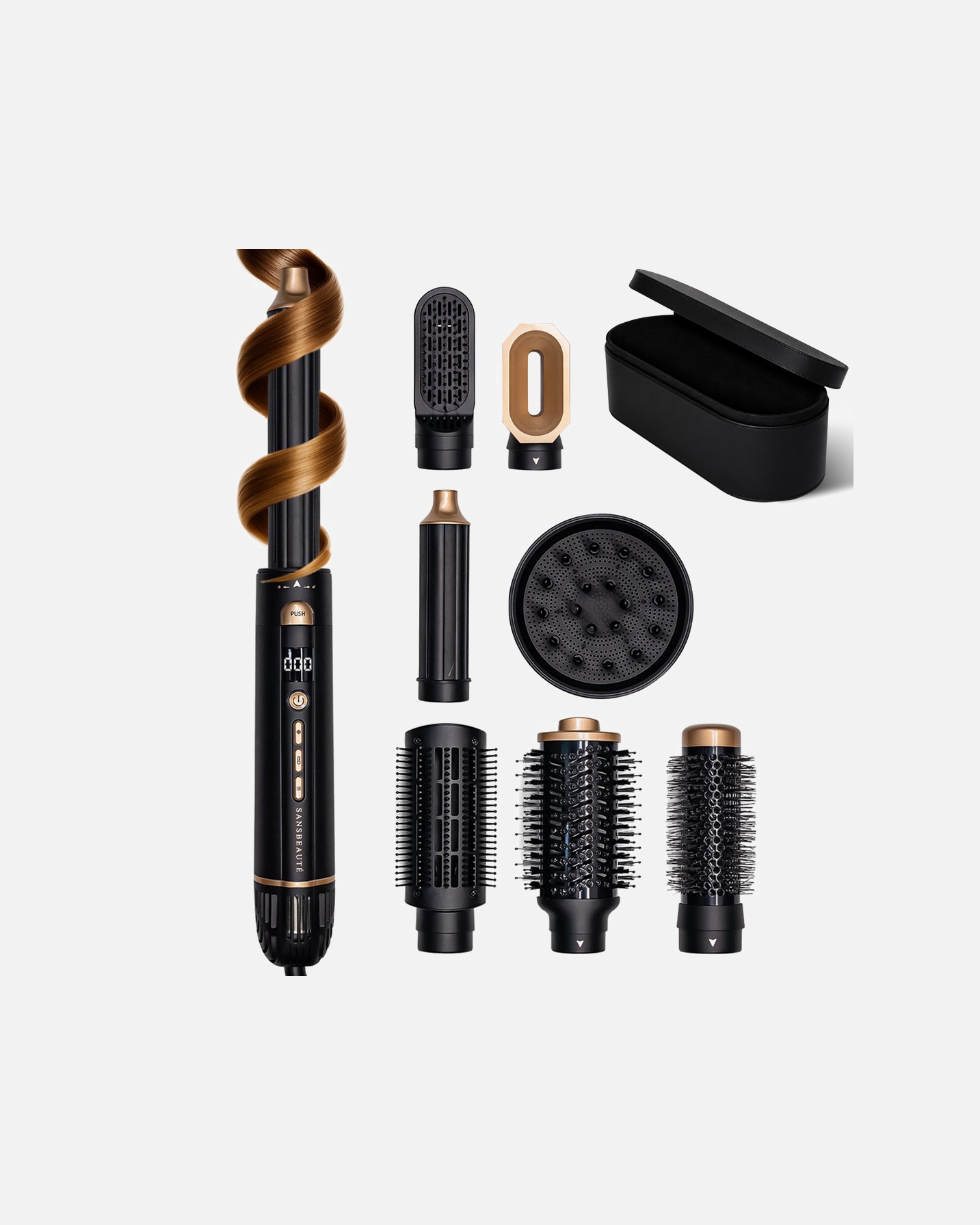 Multi-Styler voor UnisexSansbeauteDefault Brand Line8 in 1 Airstyler met Opbergdoos - Multistyler1 Piece