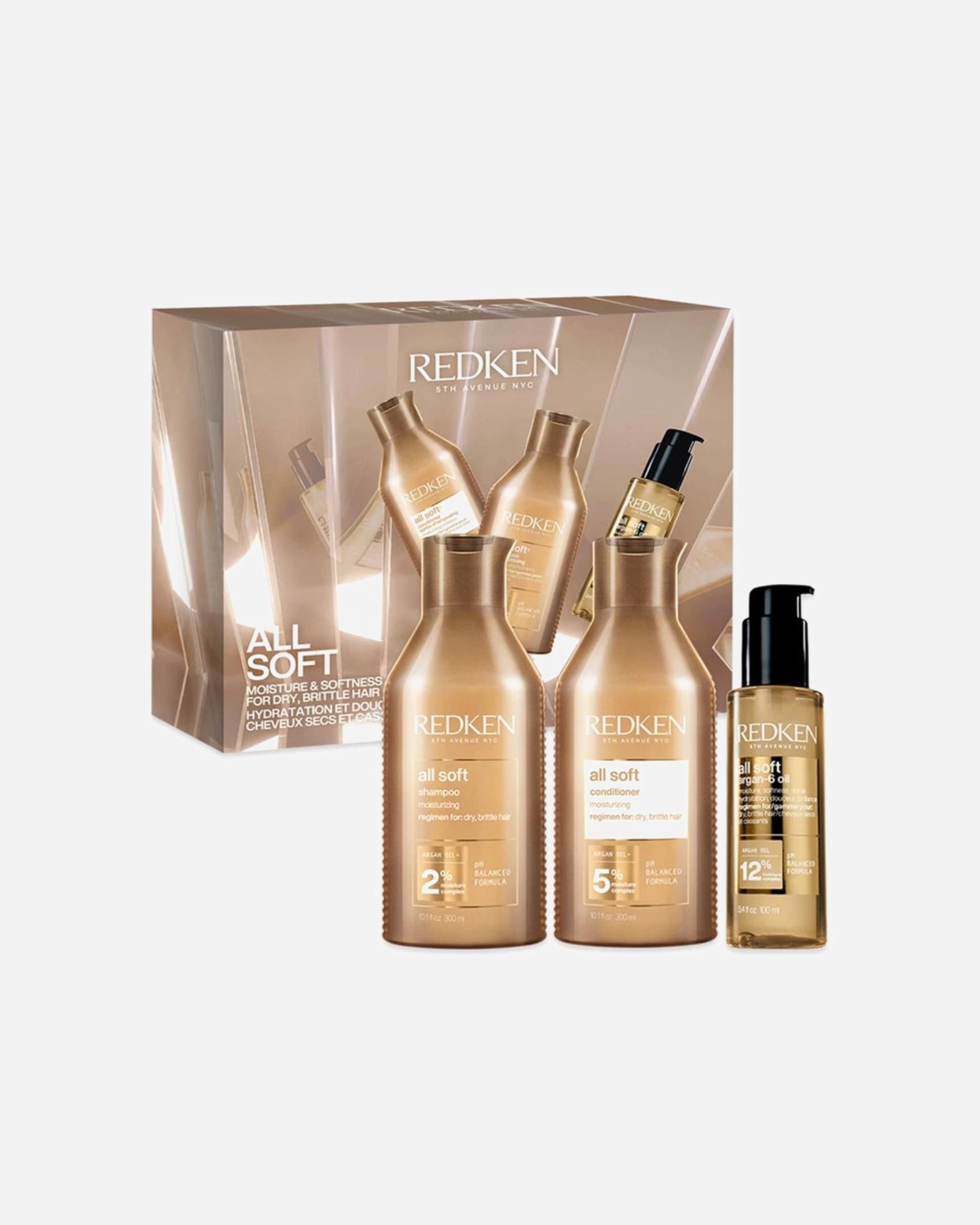 Haarverzorgingsset voor RedkenAll Soft Bundle Argan Oil1 stuk