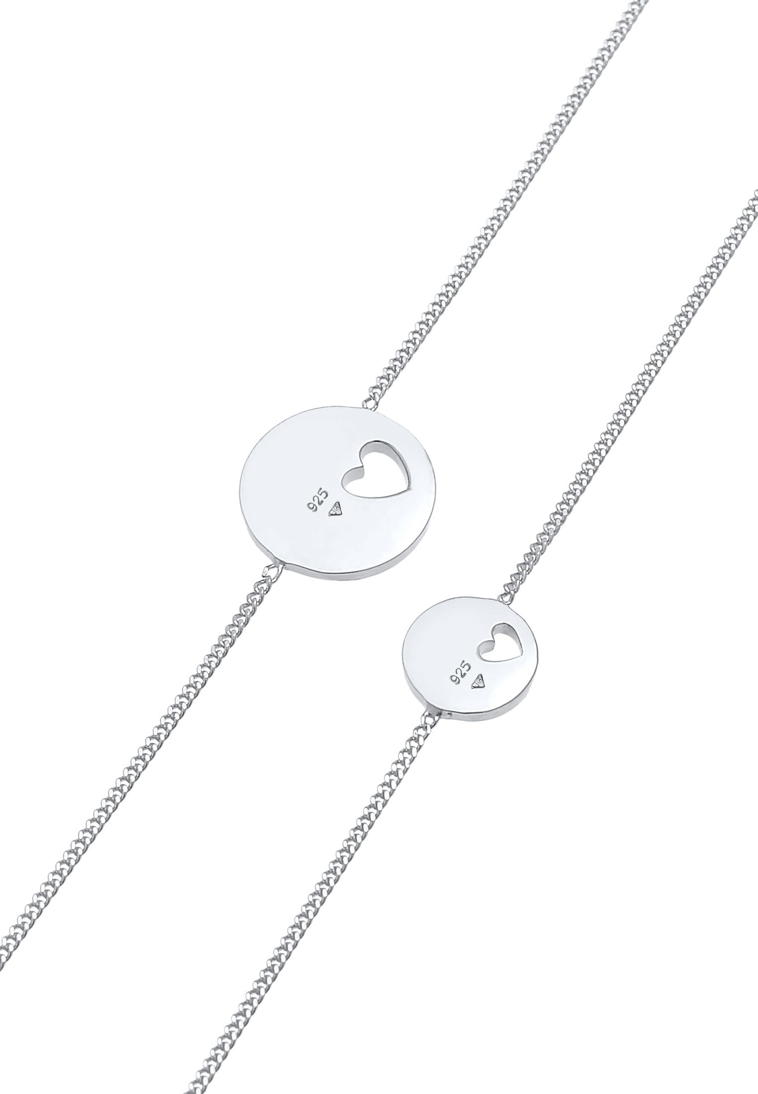 moeder dochter armband hartje