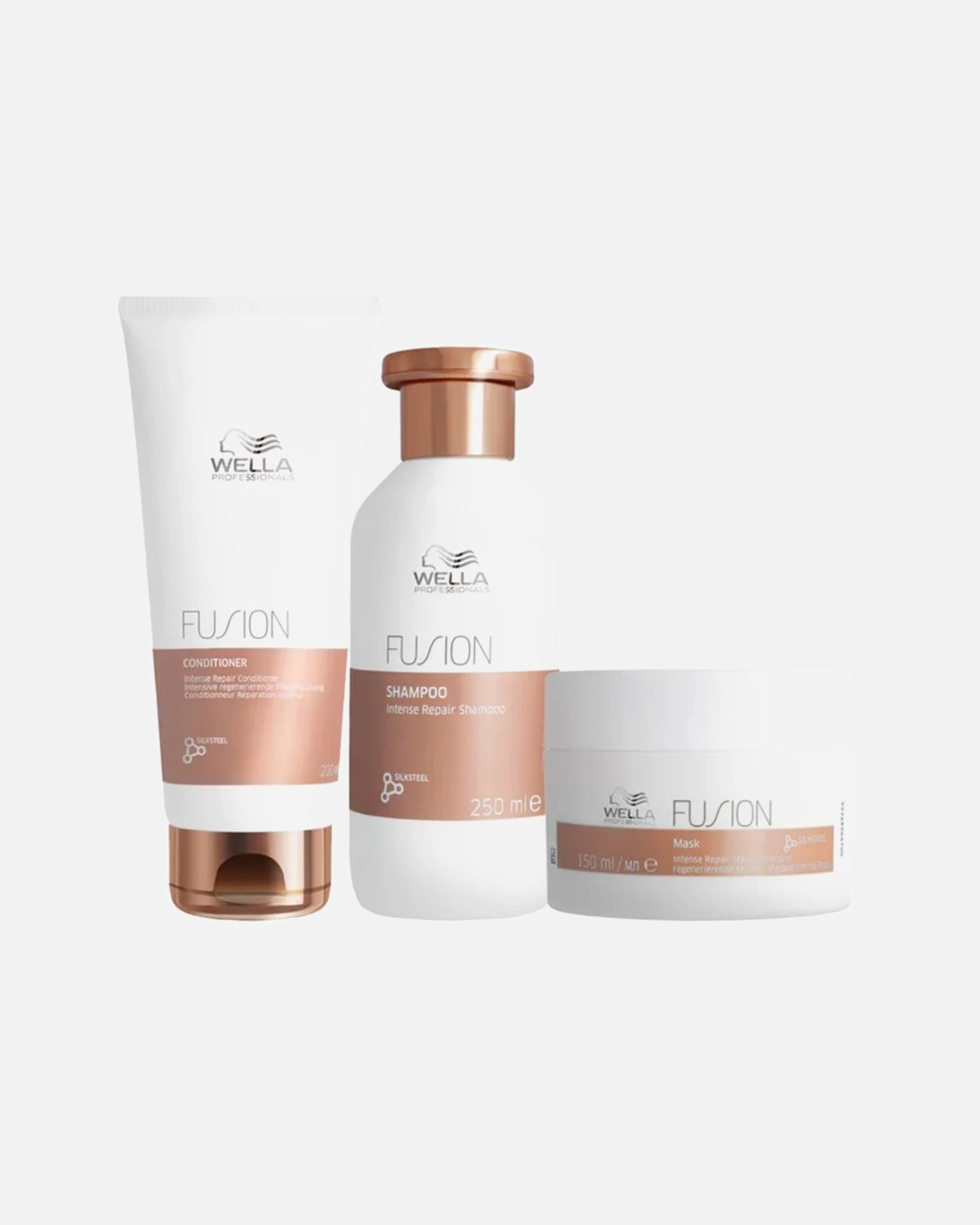 Haarverzorgingsset voor Wella ProfessionalsFusion Intense Repair Bundle Maske1 stuk