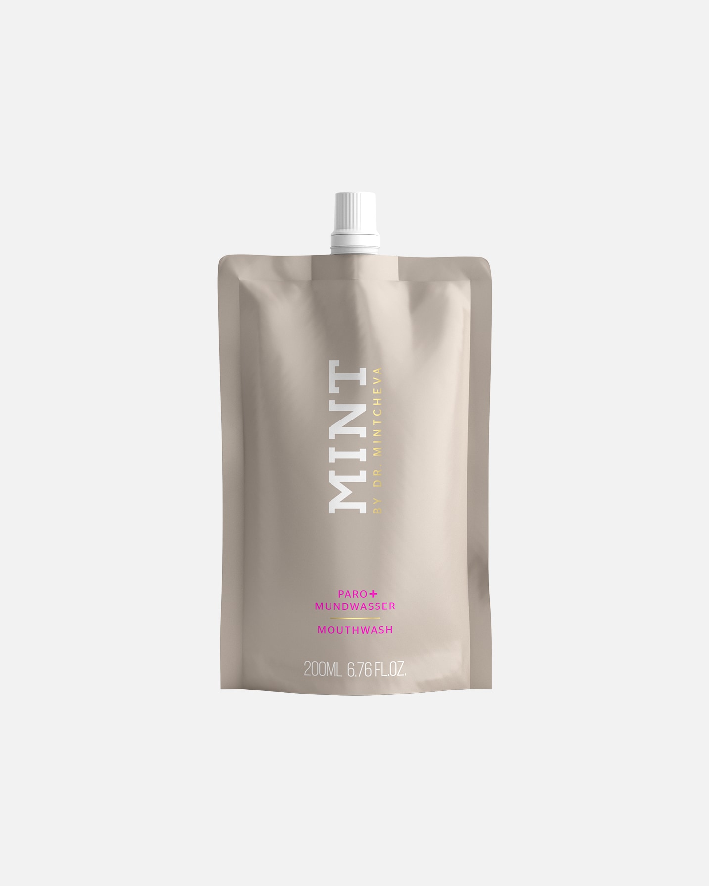 Mondwater voor UnisexMint by Dr. MintchevaMOUTHWASH PARO+200 ml Refill