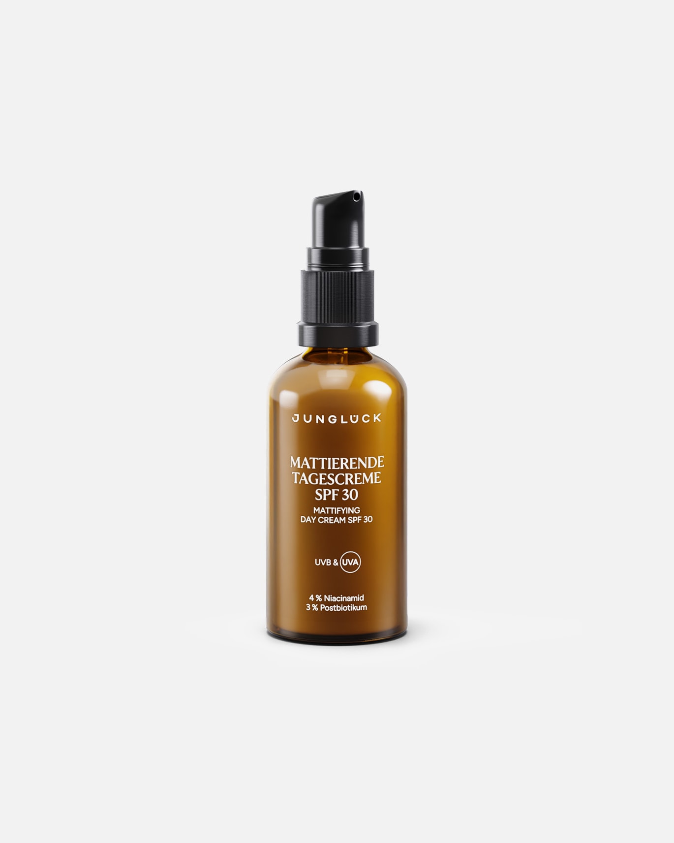 Gezichtscrème voor UnisexJunglückMatterende Dagcrème SPF 30 - Lichte hydraterende verzorging en bescherming50 ml