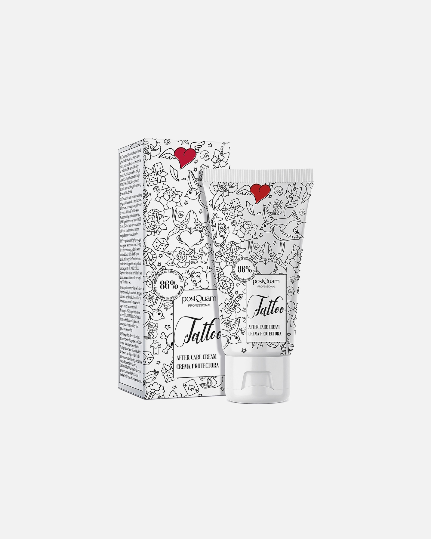 Gezichtscrème voor UnisexPostquamVerzorgingen Na Tatoeage30