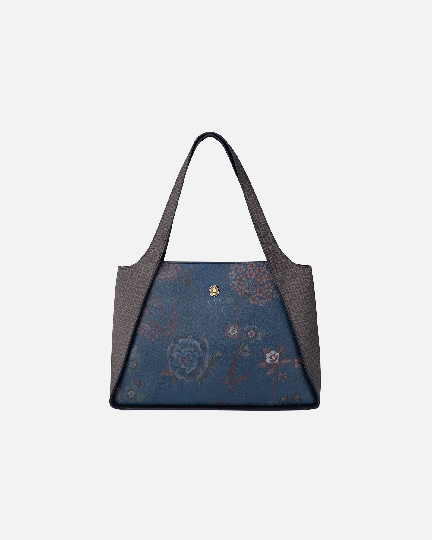 Handtas voor UnisexPIP StudioFilou Schoudertas Groot Bodhi Flower BlauwBlauw