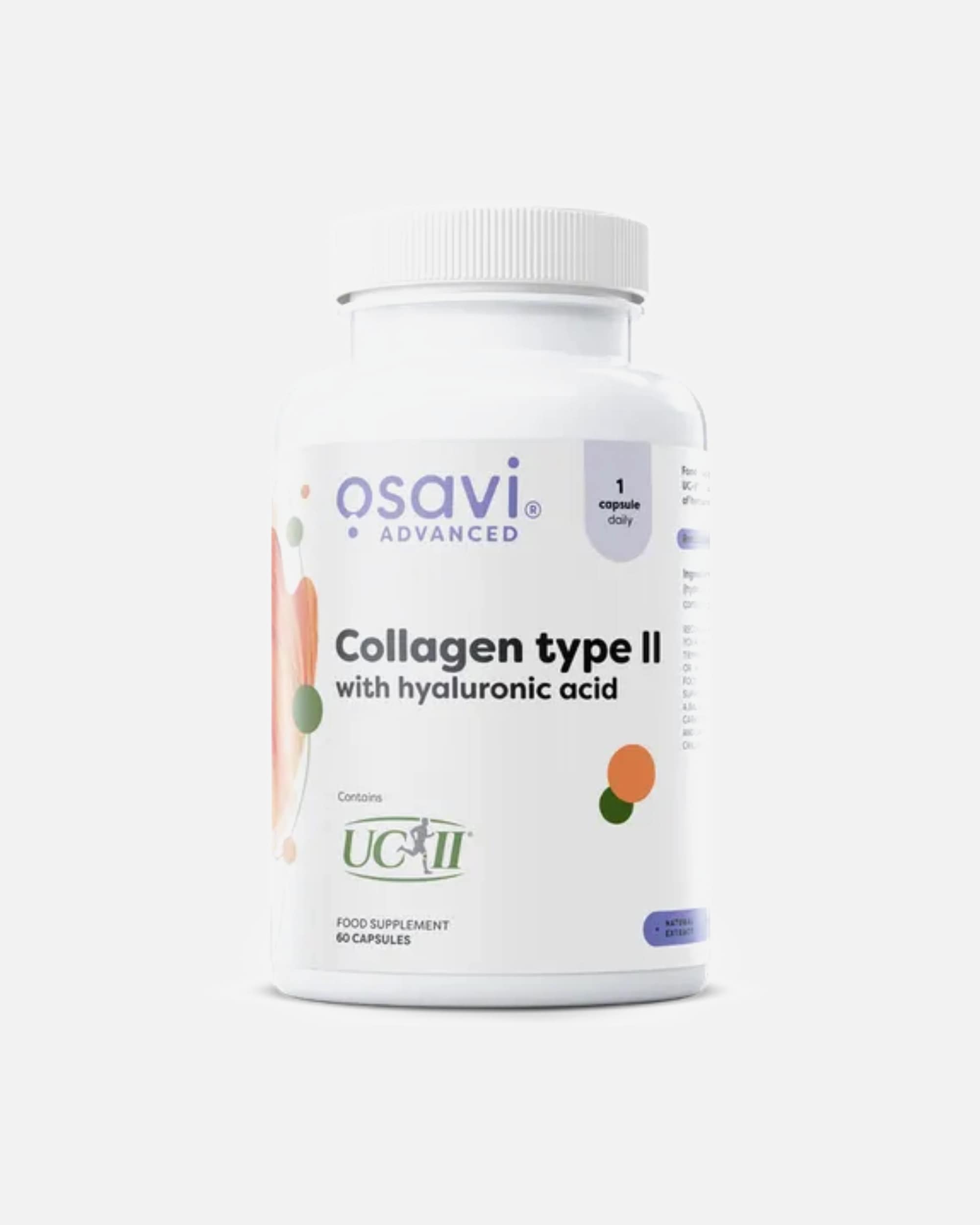 Supplementen voor de huid voor UnisexOsaviDefault Brand LineCollageen Type II met Hyaluronzuur60 capsules