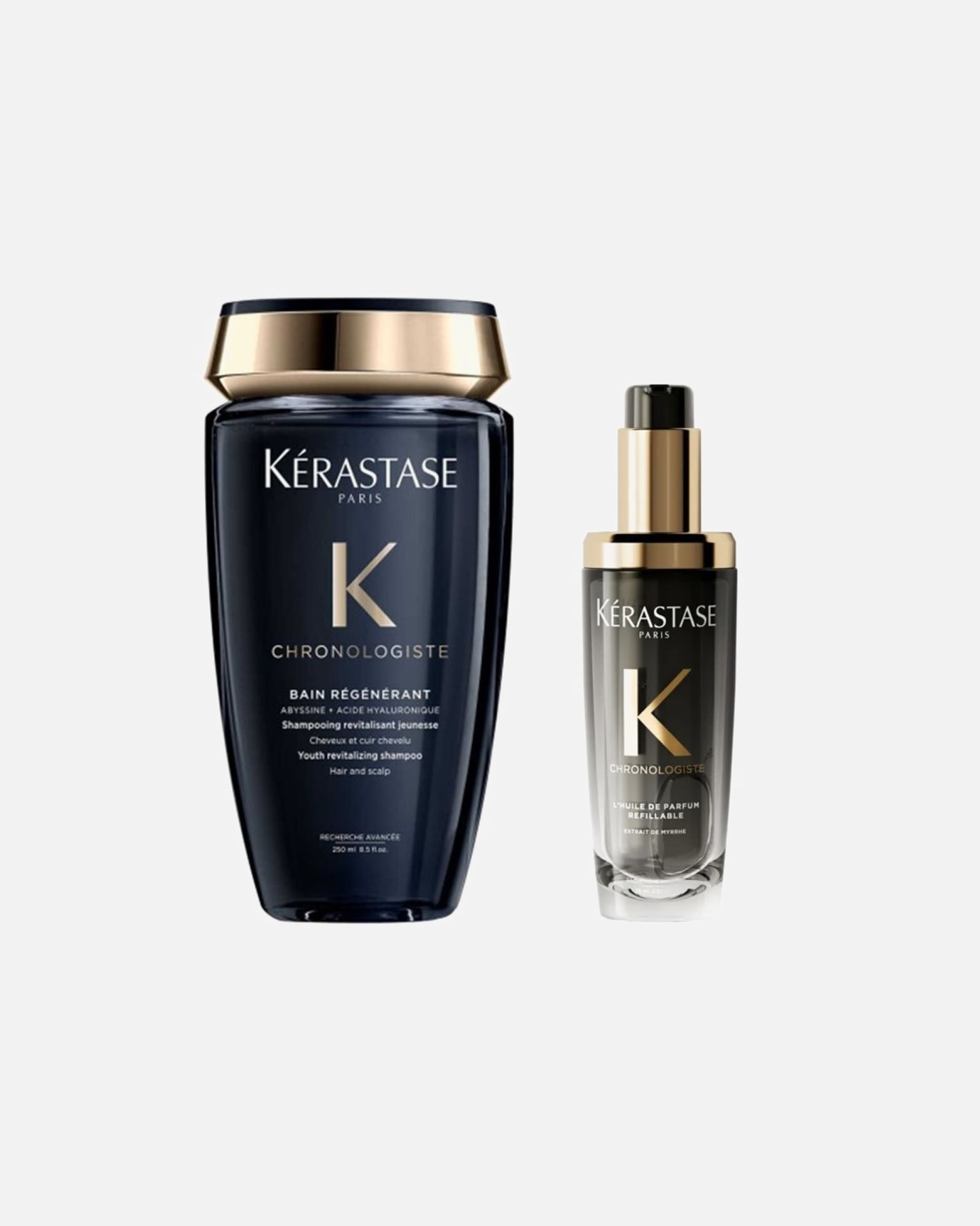Haarverzorgingsset voor KérastaseChronologiste Set 3 (Shampoo / Huile de Parfum)1 stuk
