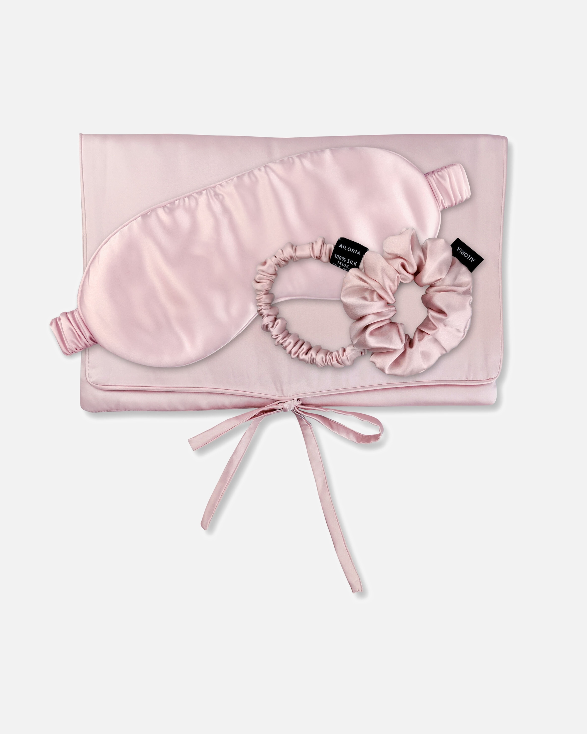 Haarband voor AiloriaTRAVEL SET HAIR Zakje, Slaapmasker, Scrunchie S & Scrunchie Mroze