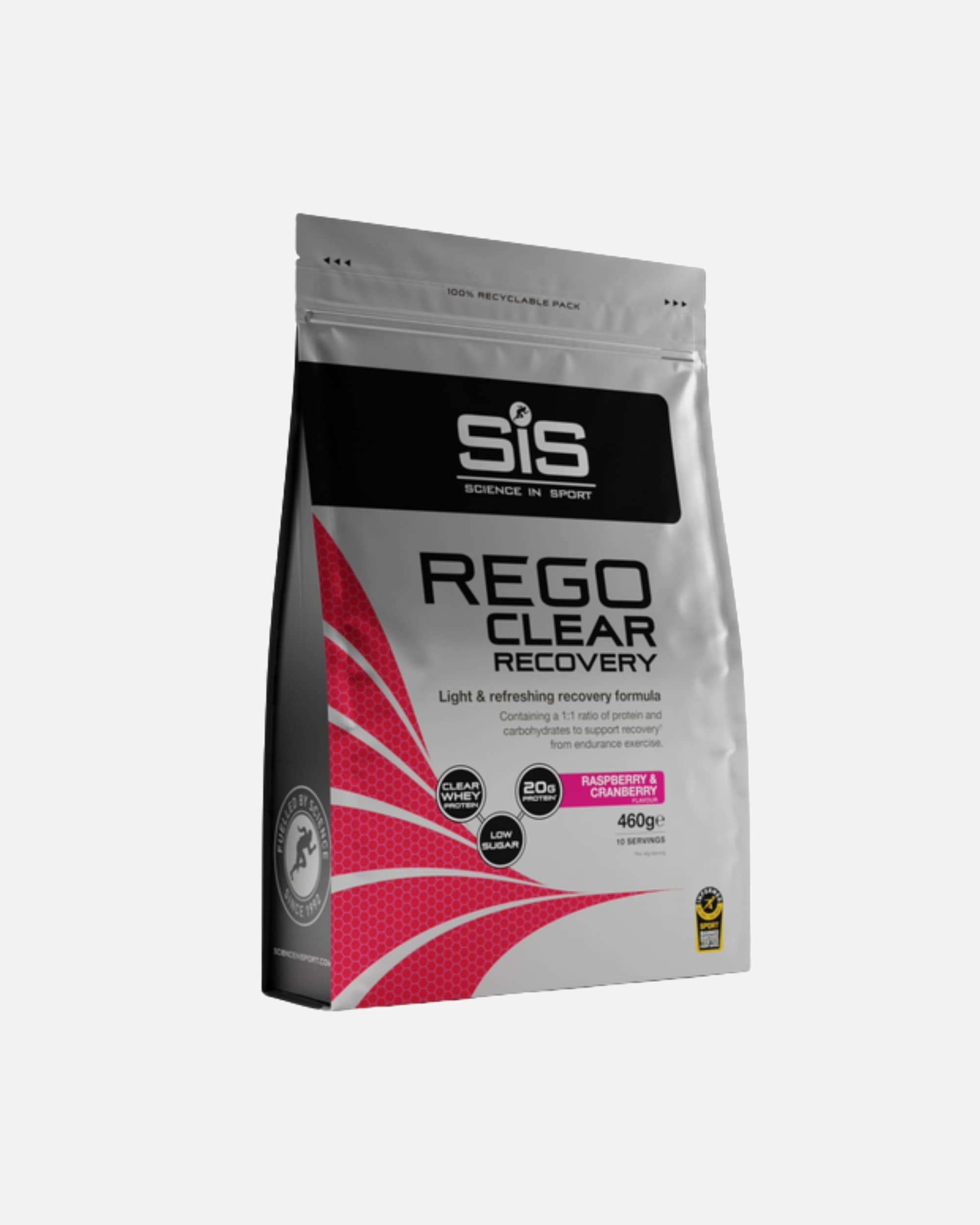 Voedingssupplement eiwitten voor UnisexScience in SportDefault Brand LineREGO Clear Whey Isolaat Protein Recovery DrinkFramboos & Cranberry