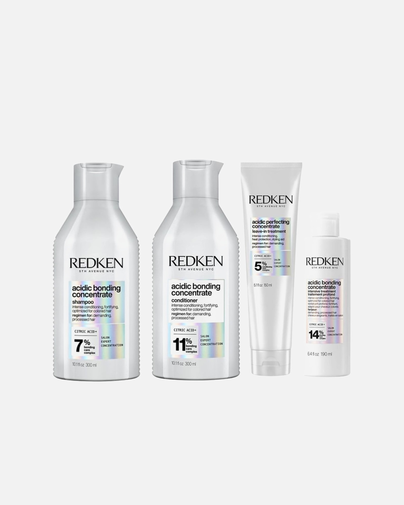 Haarverzorgingsset voor RedkenAcidic Bonding 4 delige Set (Shampoo / Conditioner / Treatment / Leave-In)1 stuk