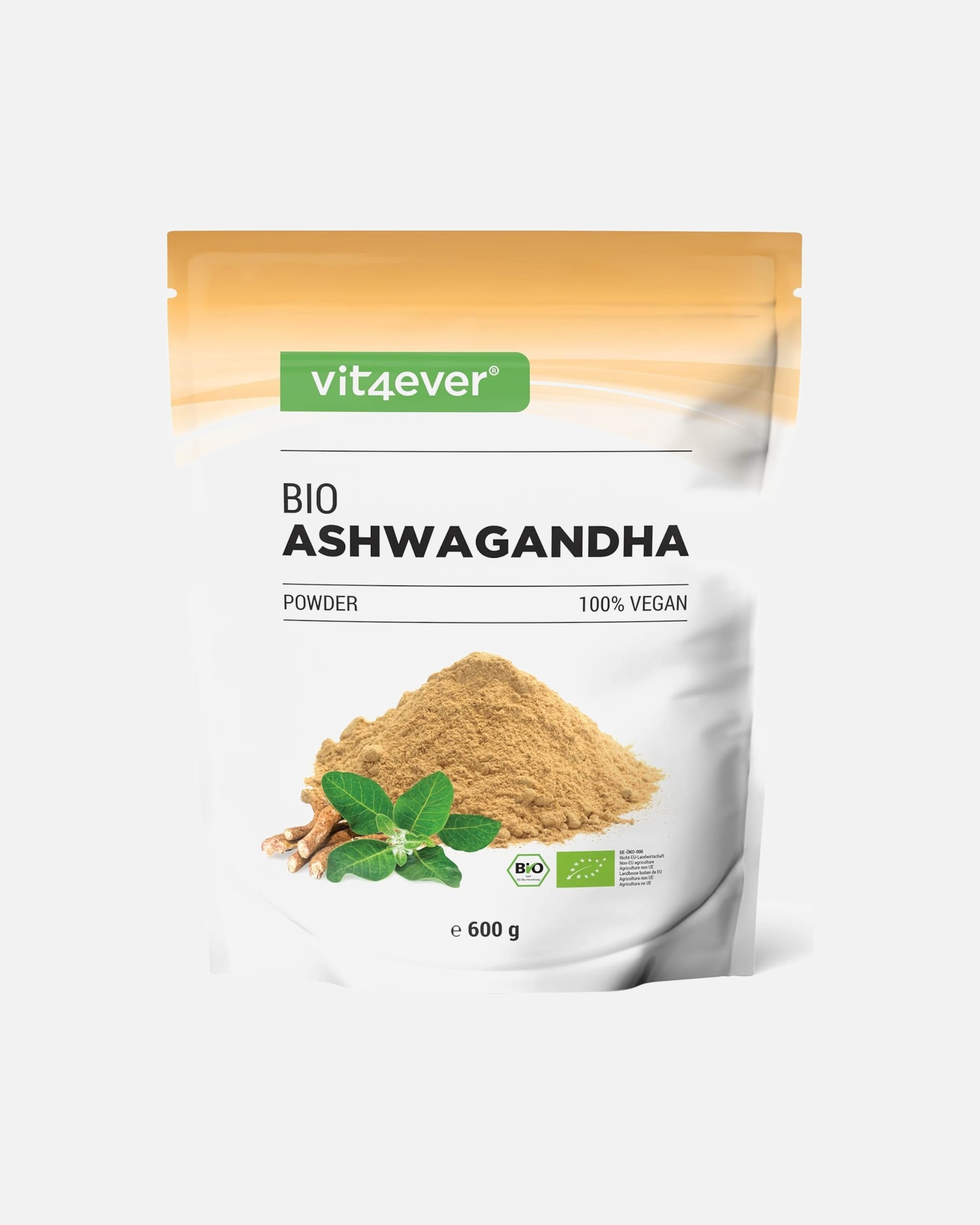 Voedingssupplement slaap & ontspanning voor UnisexVit4everDefault Brand LineAshwagandha Poeder Bio600g