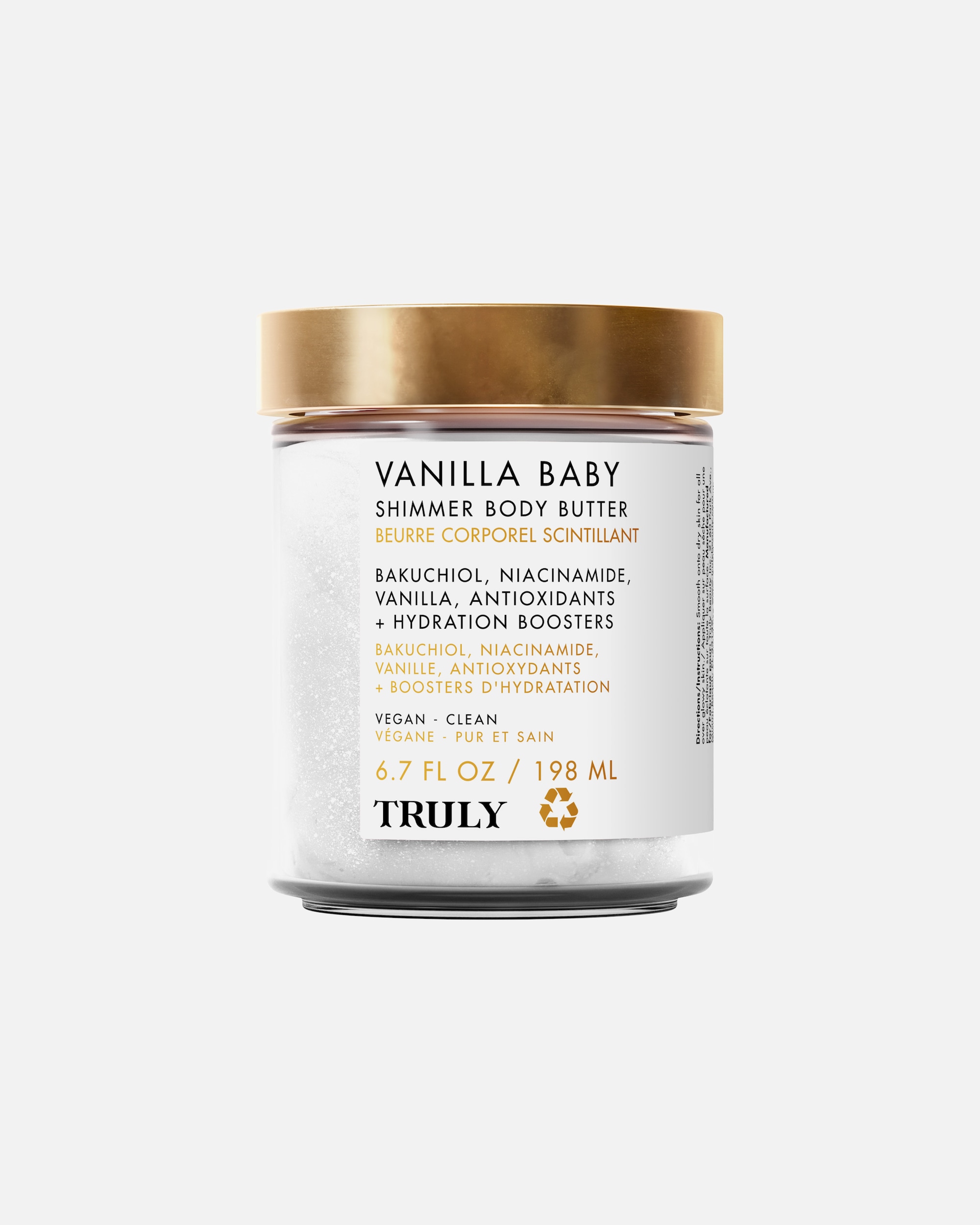 Bodycrème voor UnisexTruly BeautyDefault Brand LineVanille Baby Shimmer Body Cream198 ml