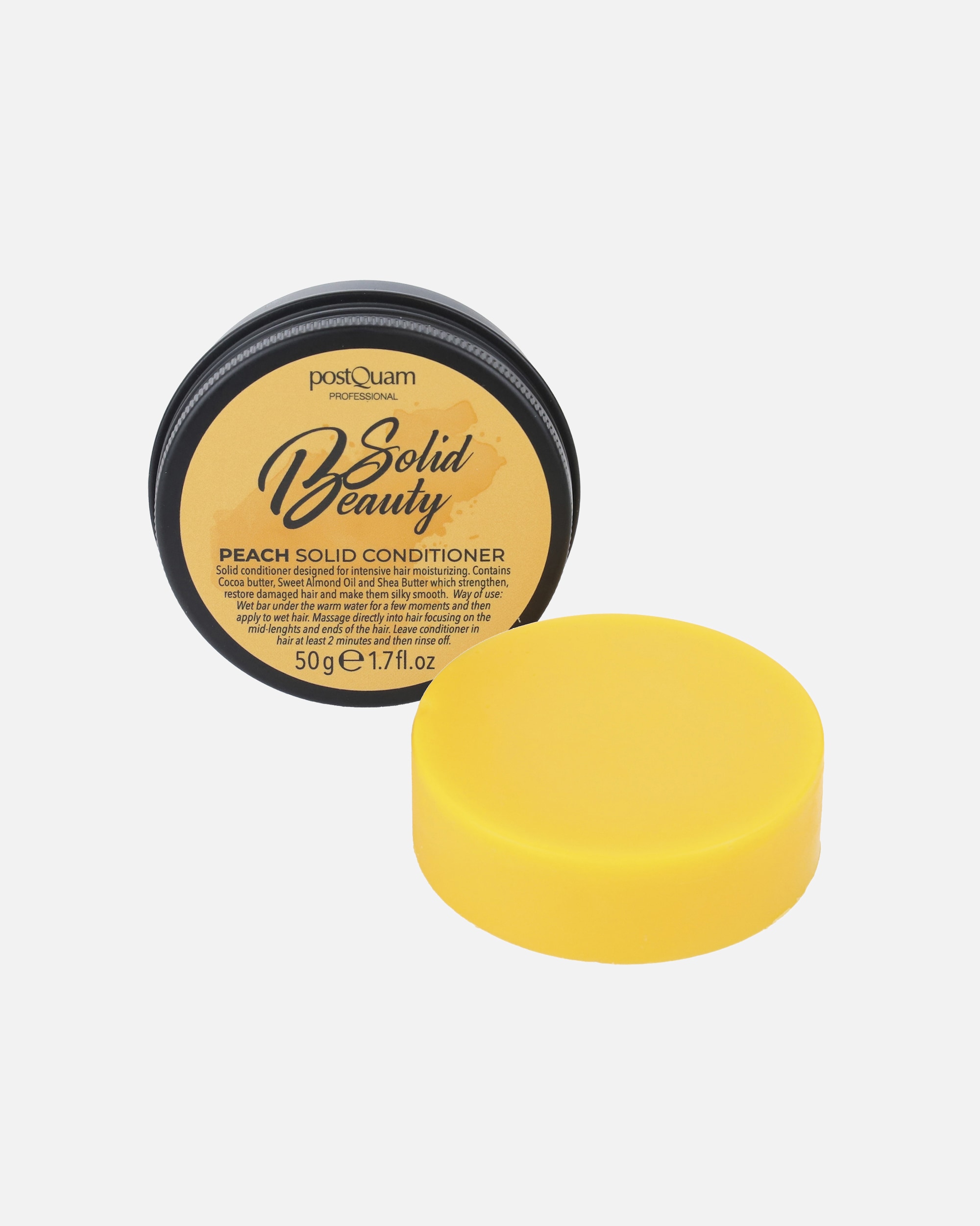 Conditioner voor UnisexPostquamPerzik Vaste Conditioner 50 Gr.Perzik Vaste Conditioner 50 Gr.