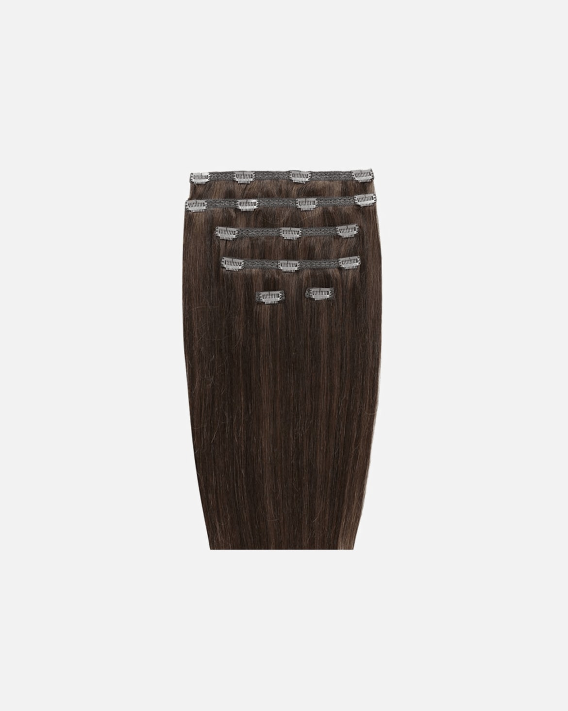 Extensions voor UnisexGold24GOLD24 Clip -in -extensies #1 Zwart - 50 cm#4 Brown - 50 cm