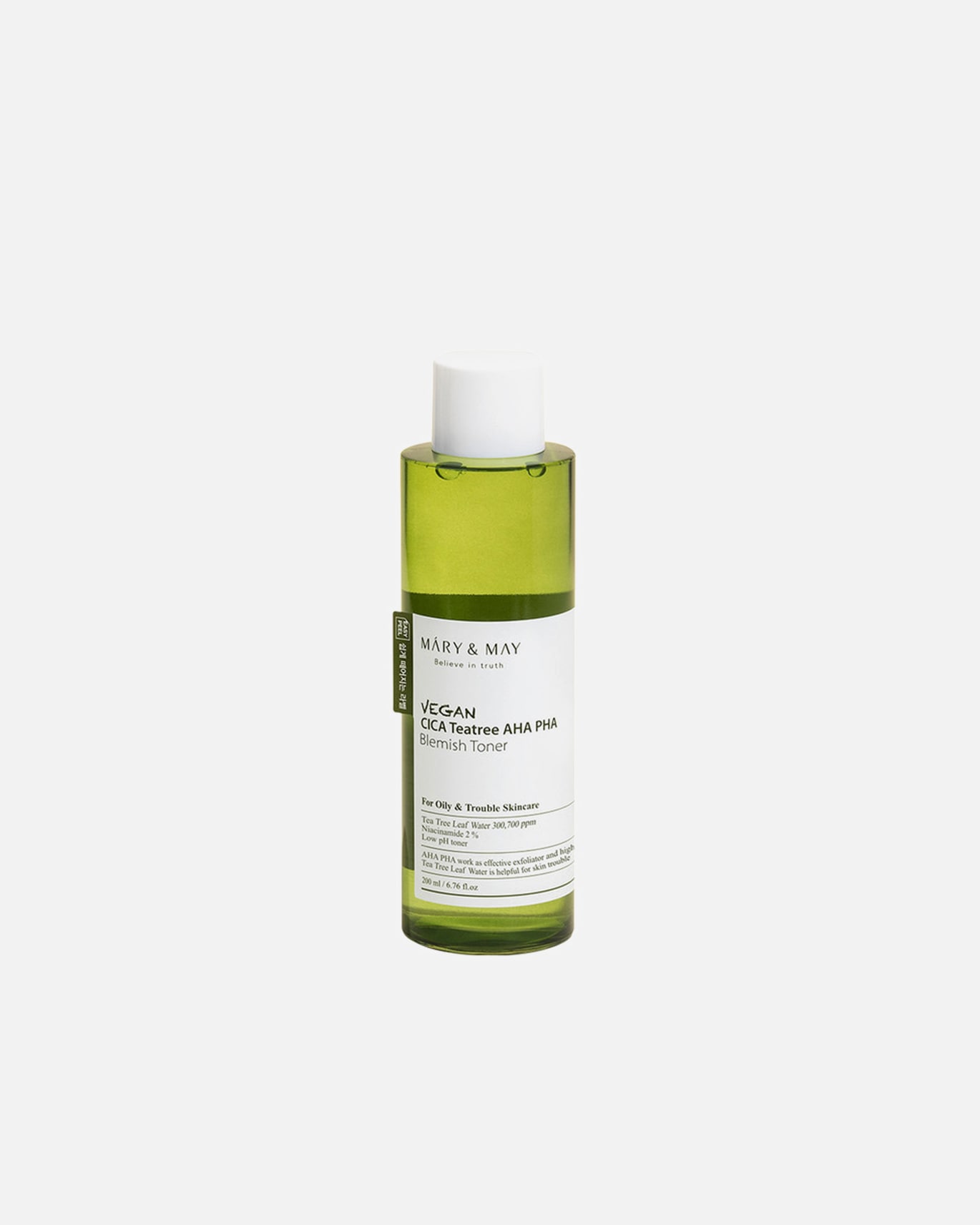 Toner voor UnisexMary & MayCICA Tea Tree AHA PHA Toner200 ml