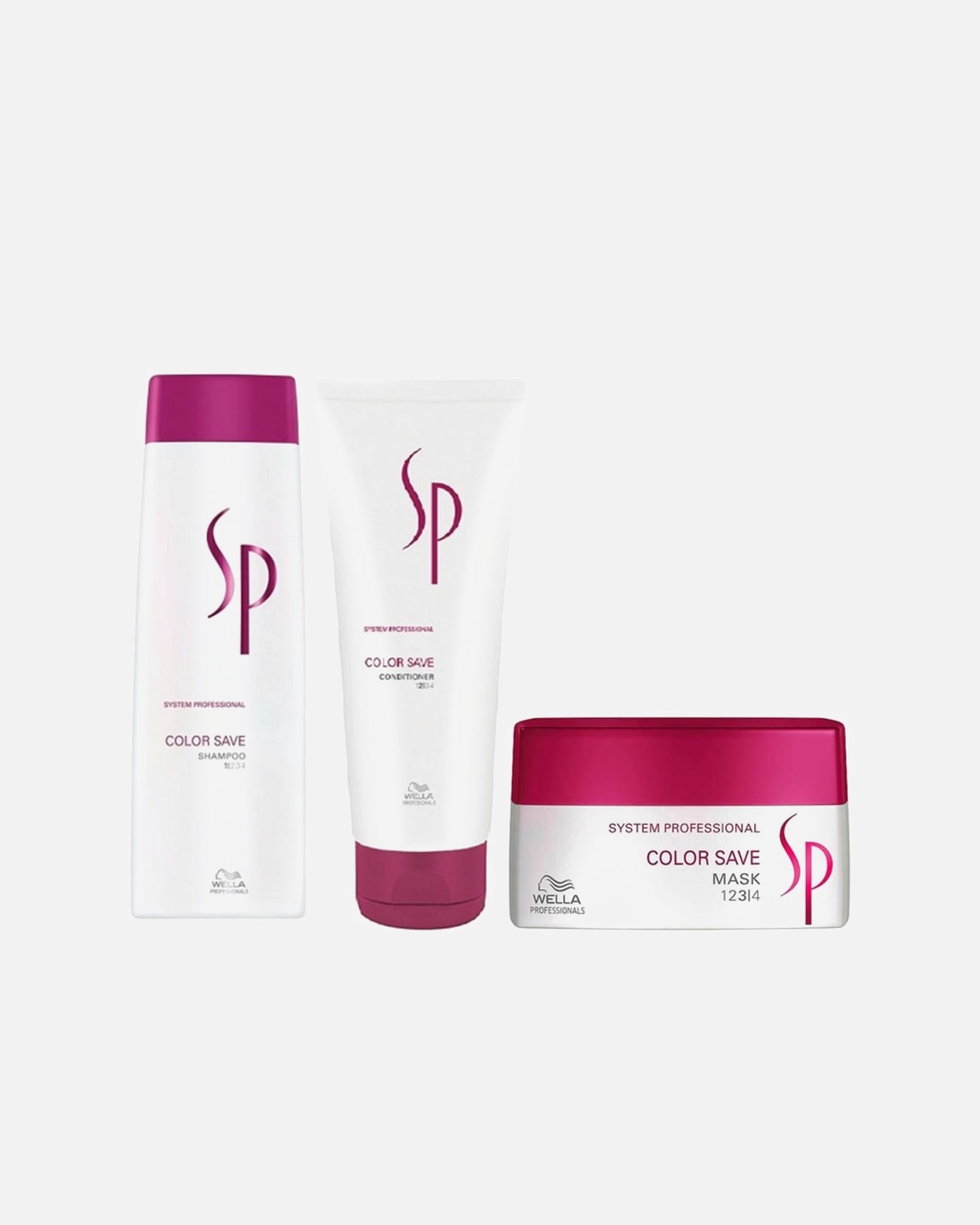 Haarverzorgingsset voor Wella ProfessionalsSP Color Save Bundle Masker1 stuk