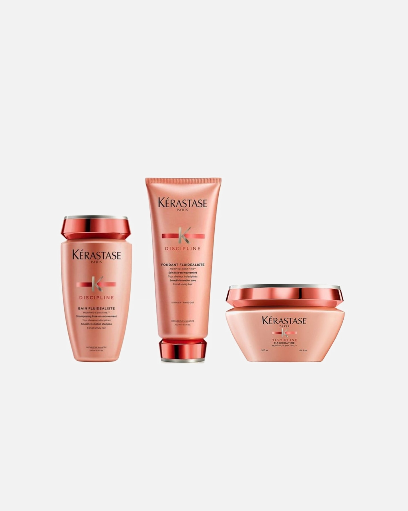 Haarverzorgingsset voor KérastaseDiscipline Set Masque (Shampoo / Conditioner / Masker1 stuk
