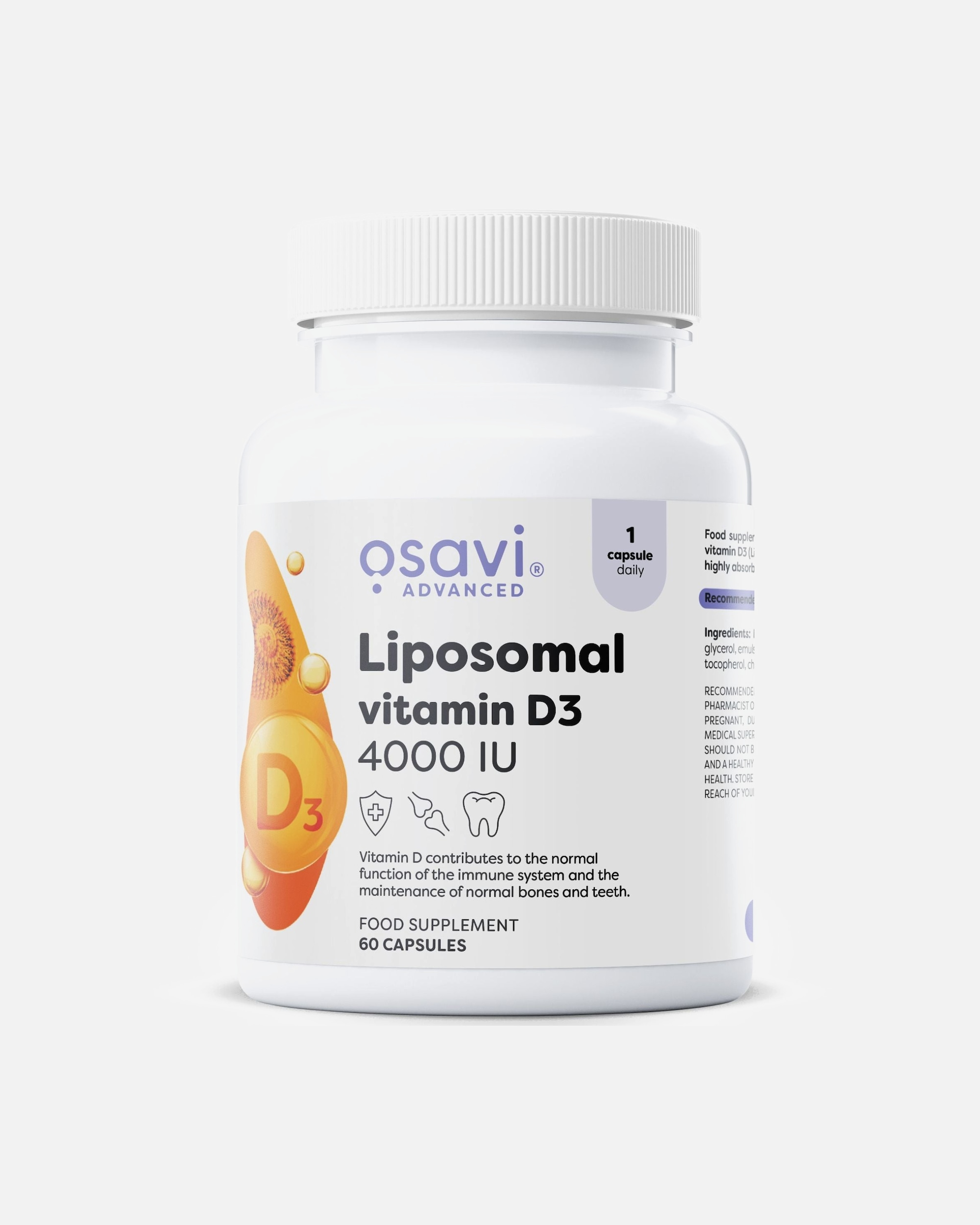 Voedingssupplement voor UnisexOsaviDefault Brand LineLiposomale Vitamine D360 capsules